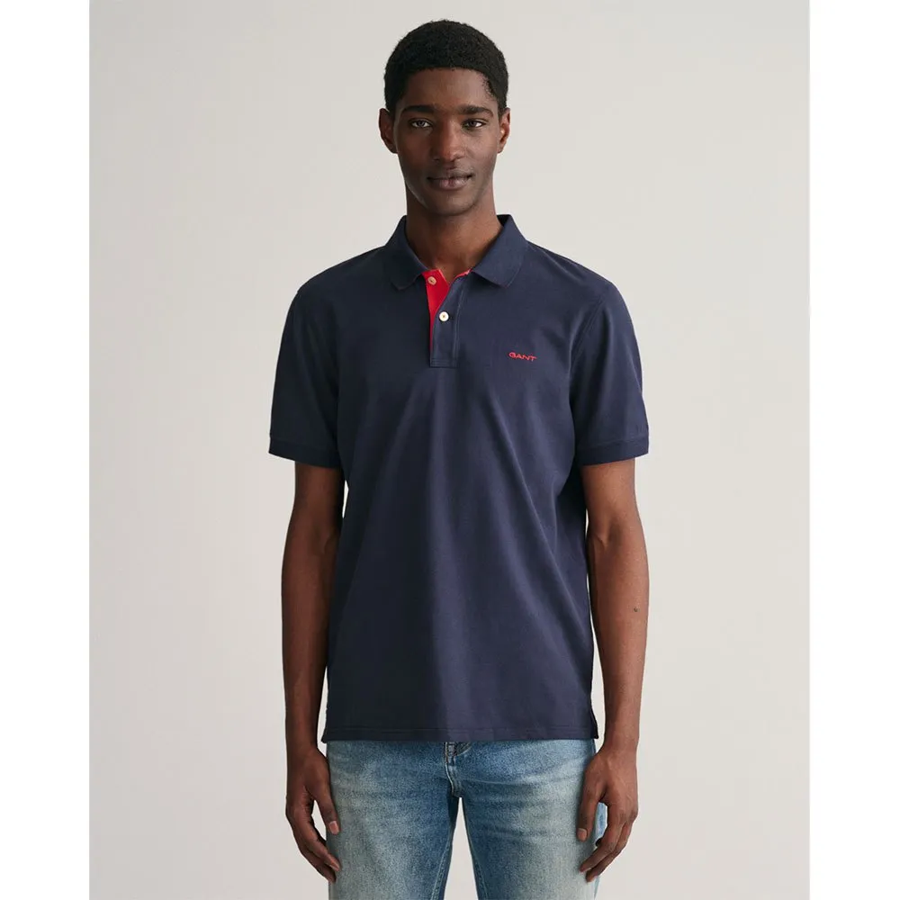 Gant Reg Contrast Rugger short sleeve polo