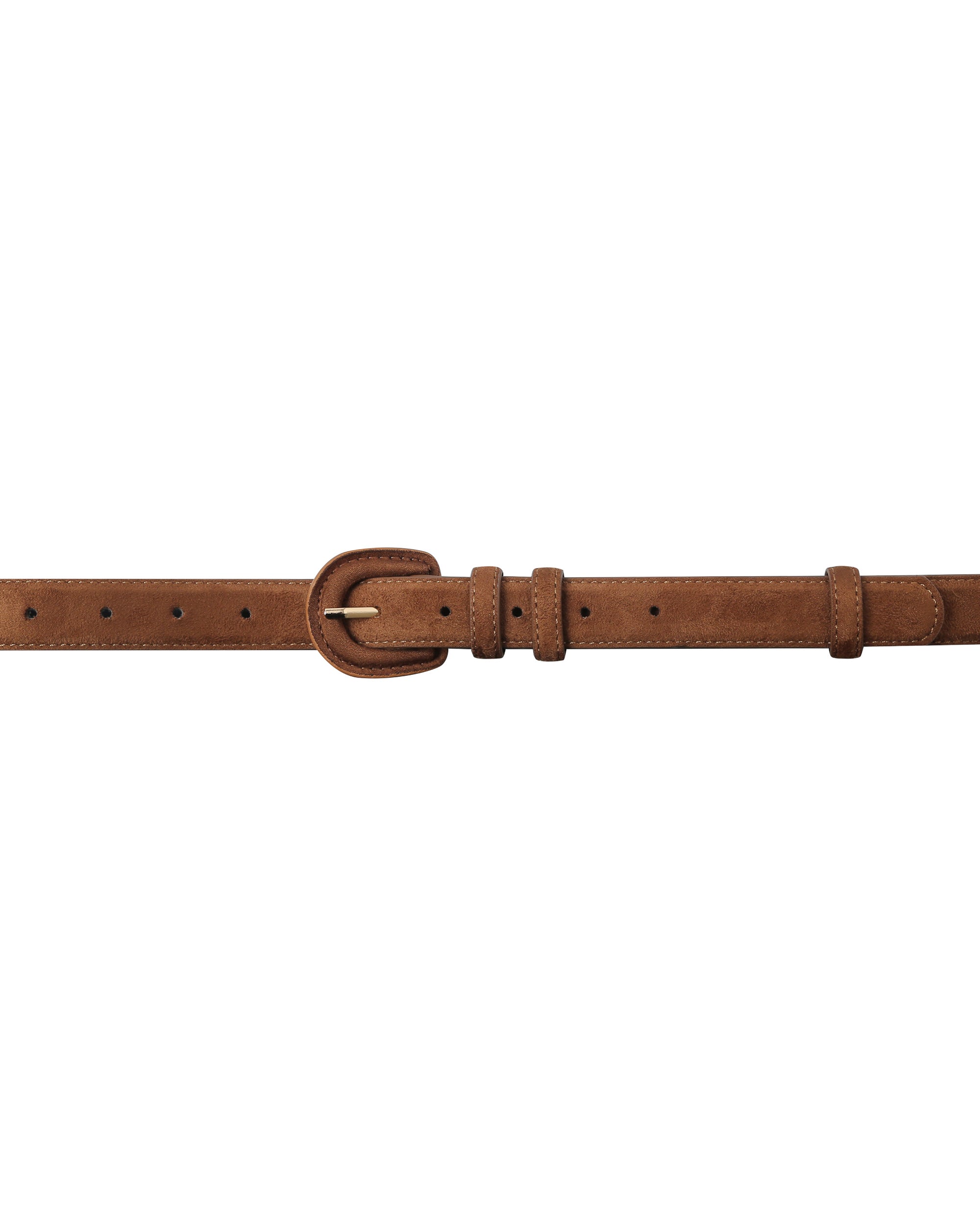 Ceinture en daim cognac Scotland