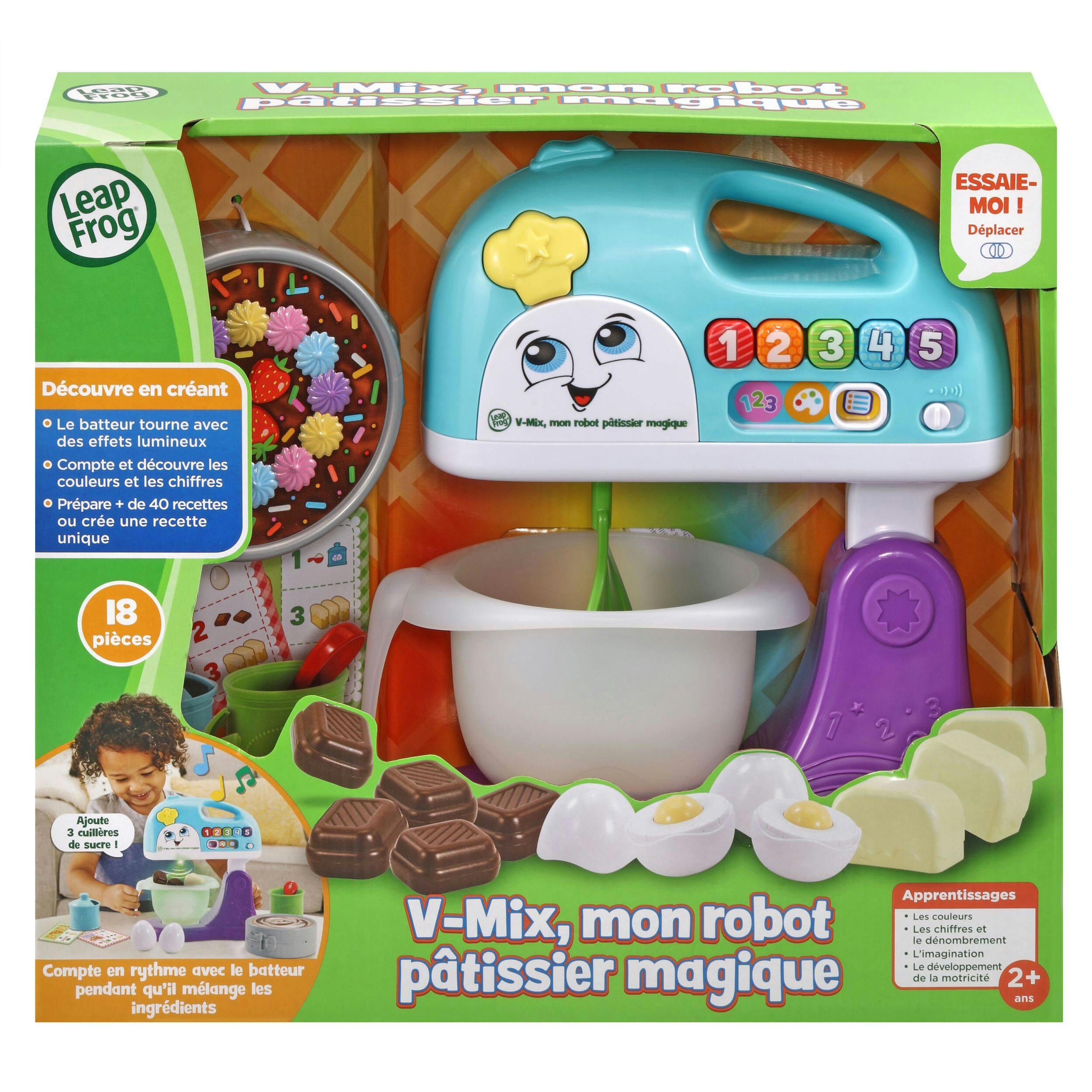 LeapFrog Rainbow Learning Lights Mixer, French