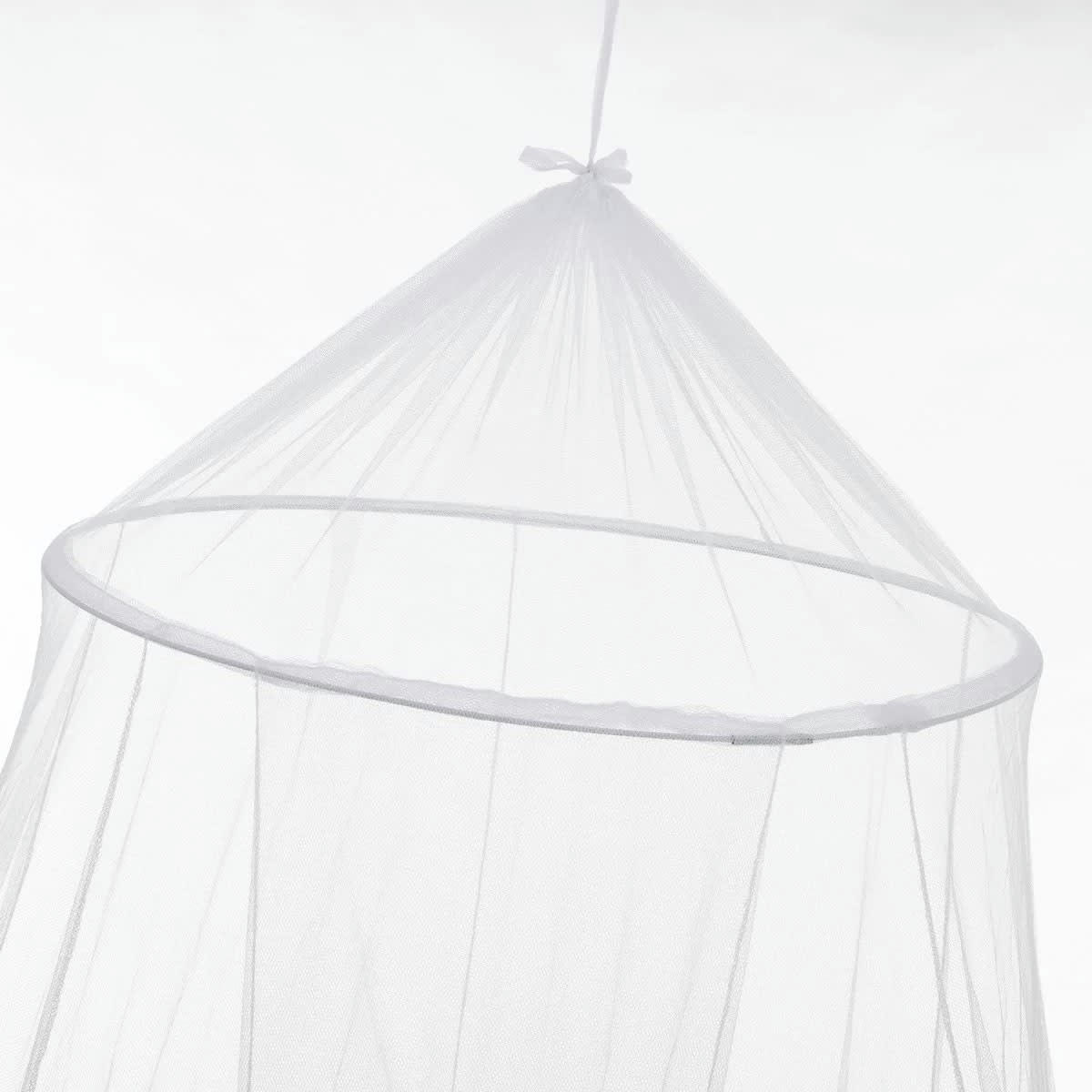 - Moustiquaire de lit polyester blanc
