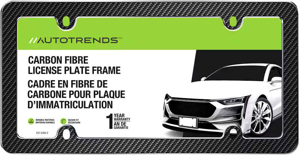 Carbon Fiber License Plate Frame