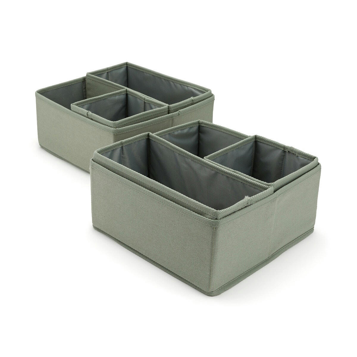 Lot de 6 boites de rangement Odani