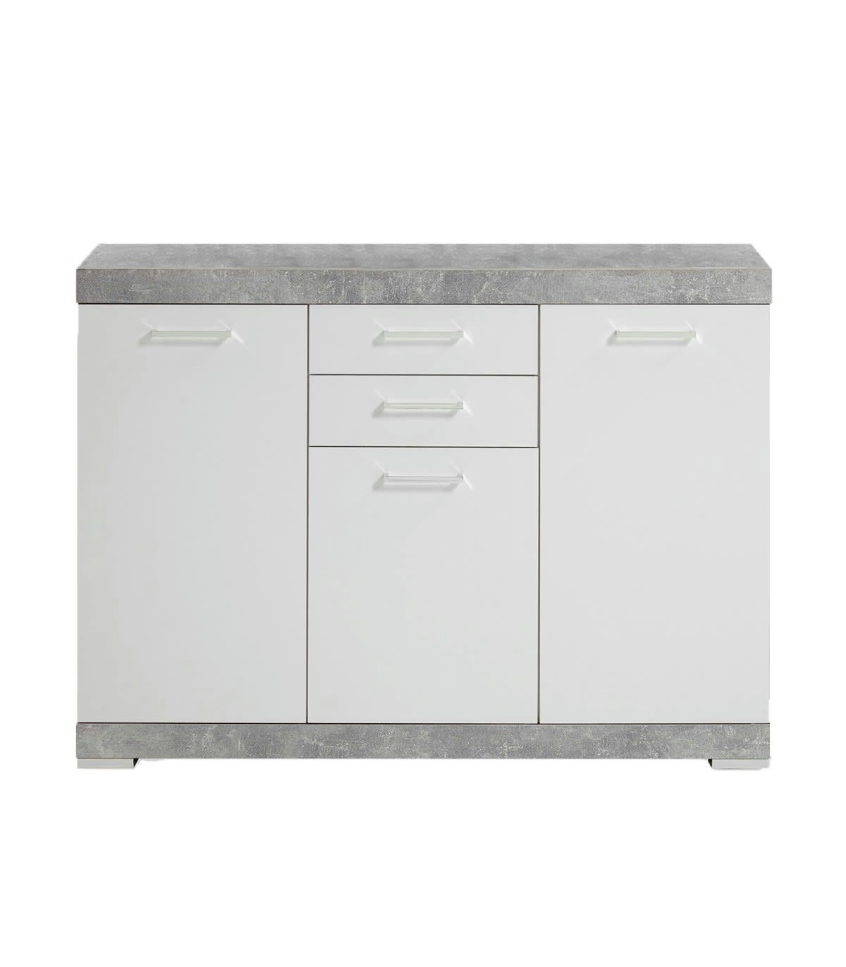 BRISTOL - Buffet avec 3 Portes et 2 Tiroirs L120cm