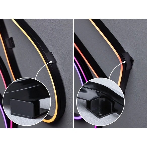 LED-Stripe, 3 W, 150 cm, schwarz, 5 V