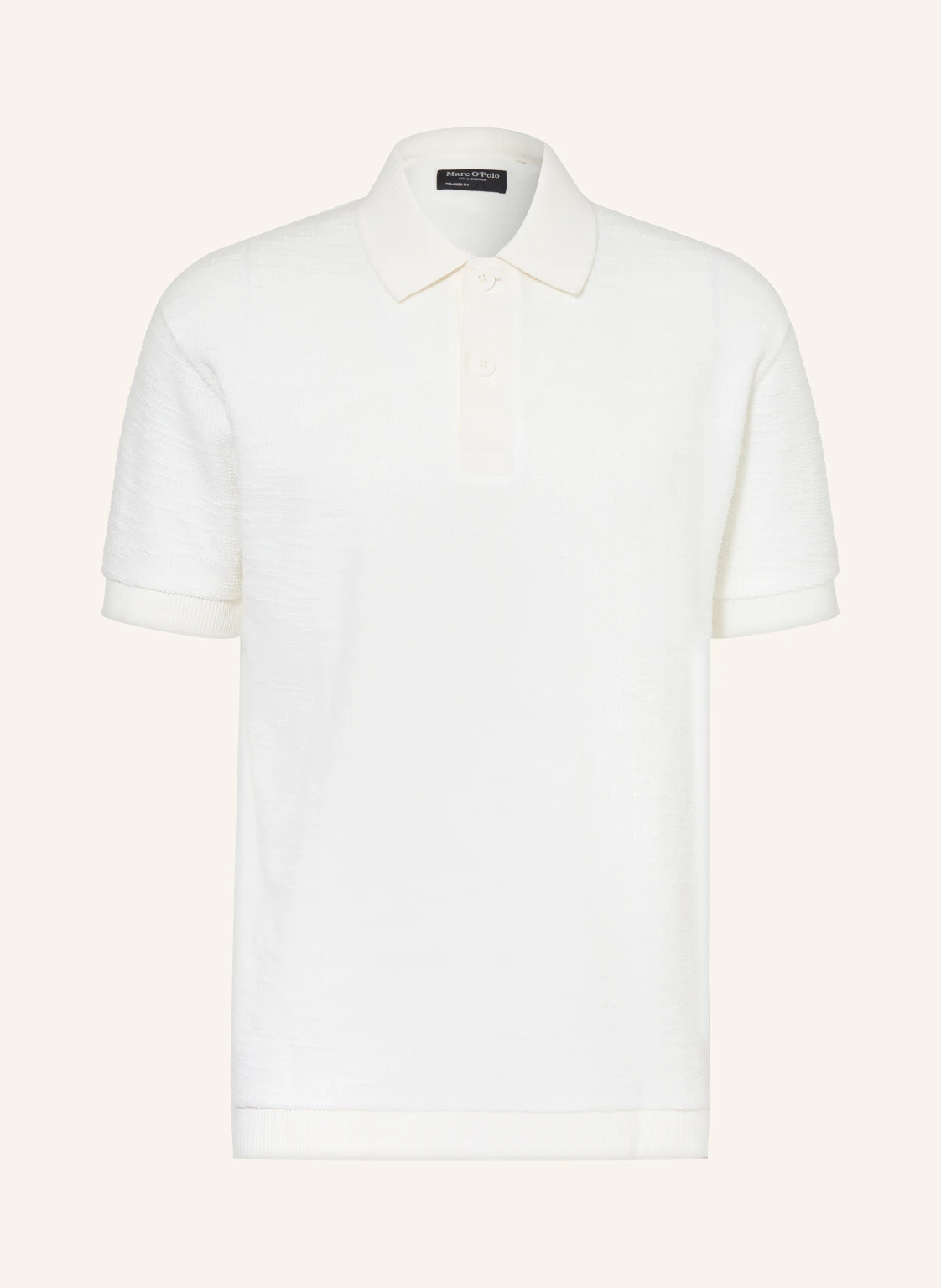 Marc O'Polo Strick-Poloshirt Relaxed Fit