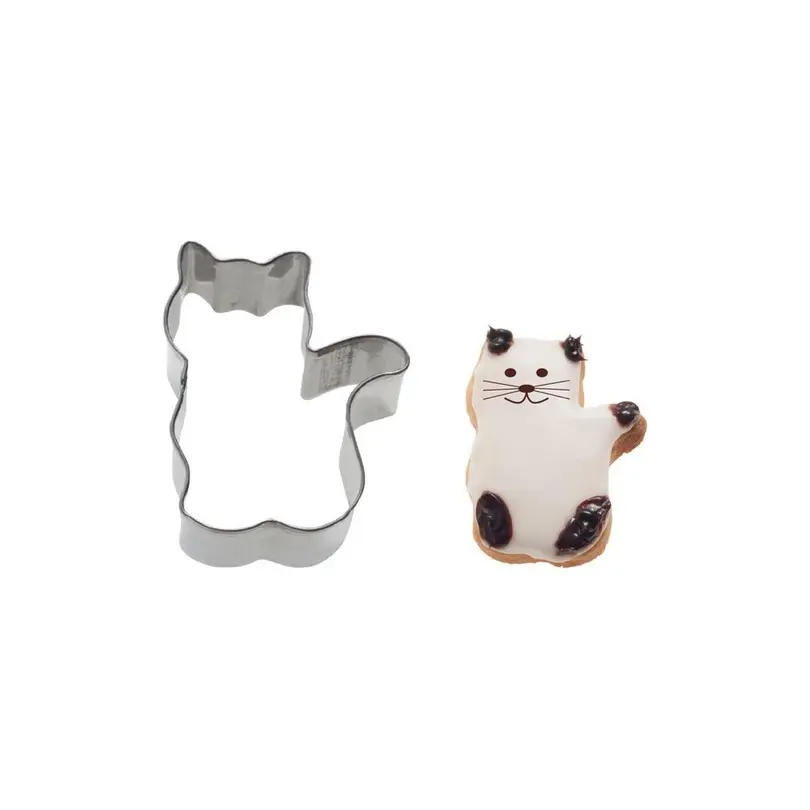 Ausstecher Katze sitzend