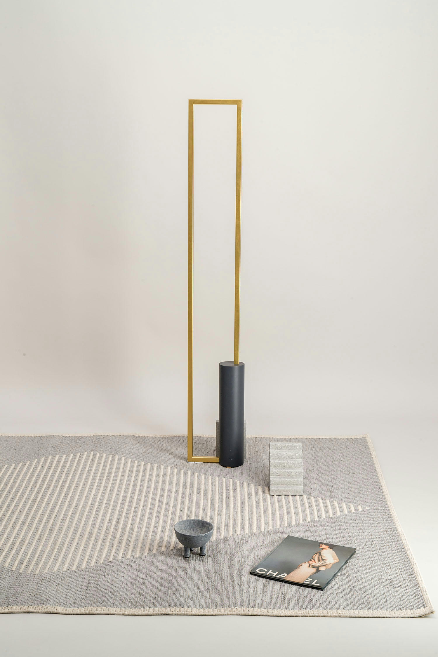 DIATONIQUE - Tapis intérieur et extérieur style scandinave gris 191x290, OEKO-TEX®