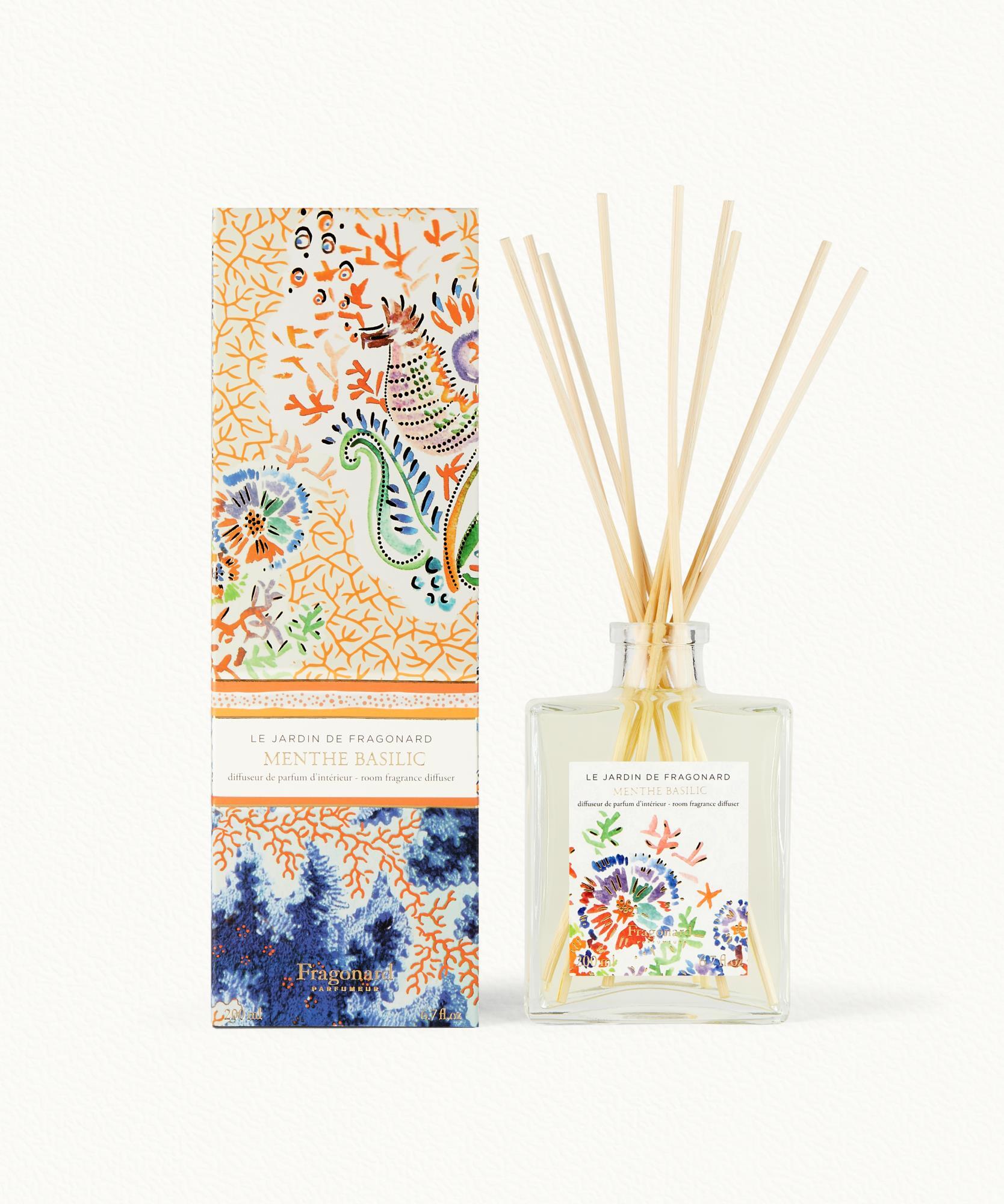 Menthe Basilic - Diffuseur   10 bâtonnets