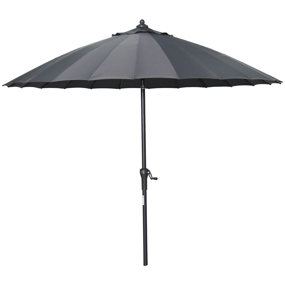 Garden Impressions stokparasol Manilla donker grijs - Ø250 cm