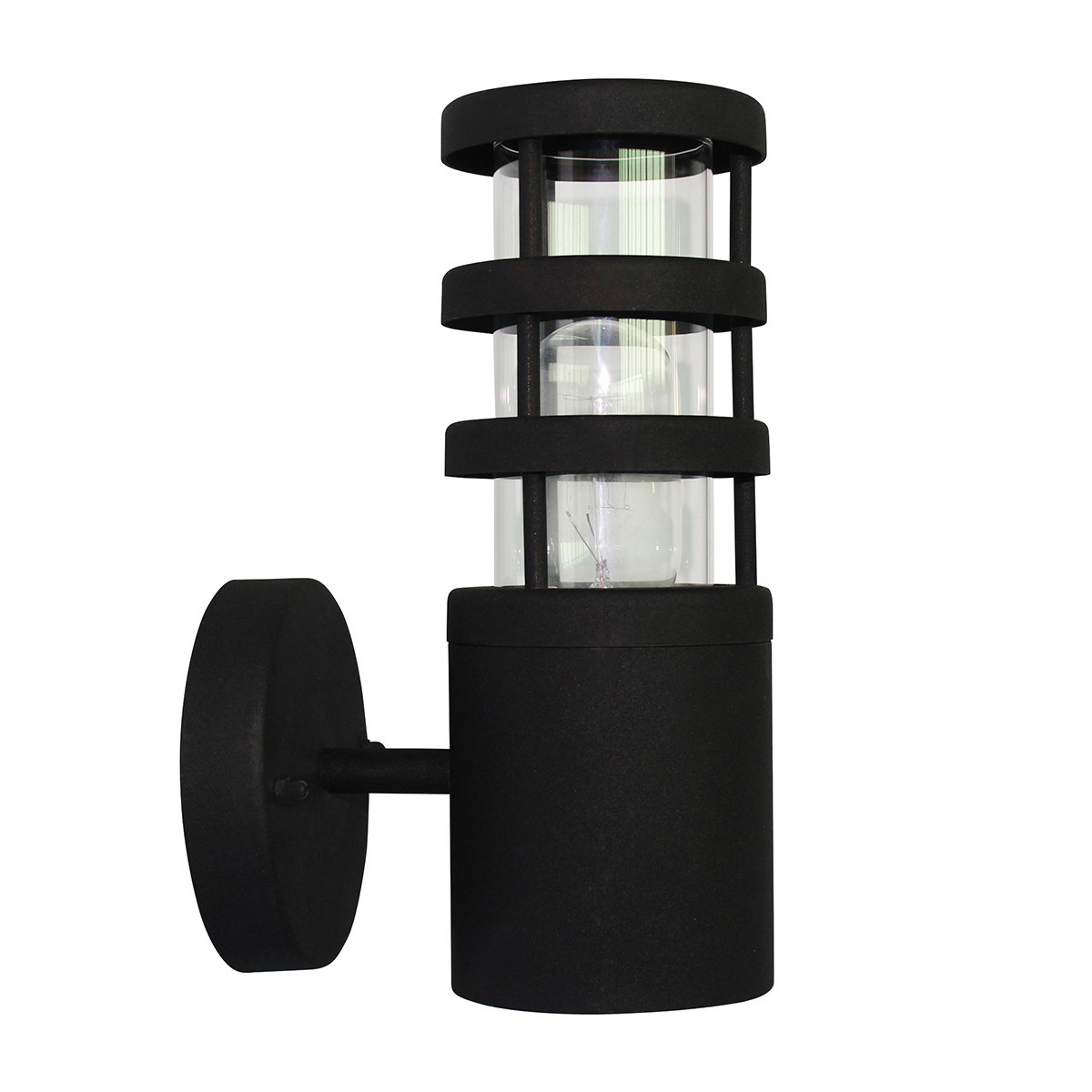 Kinkiet zewnętrznyczarny Hornbaek 1xE27x60W IP44 Elstead