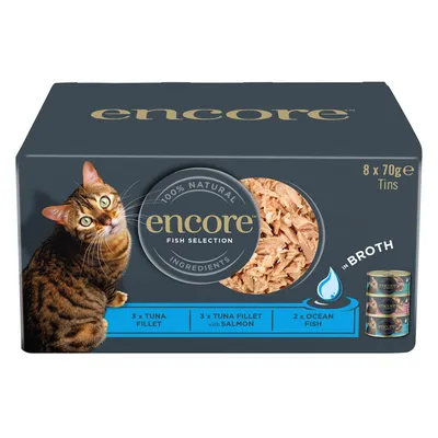 Encore Cat Tin Multipack Selection 8 x 70g