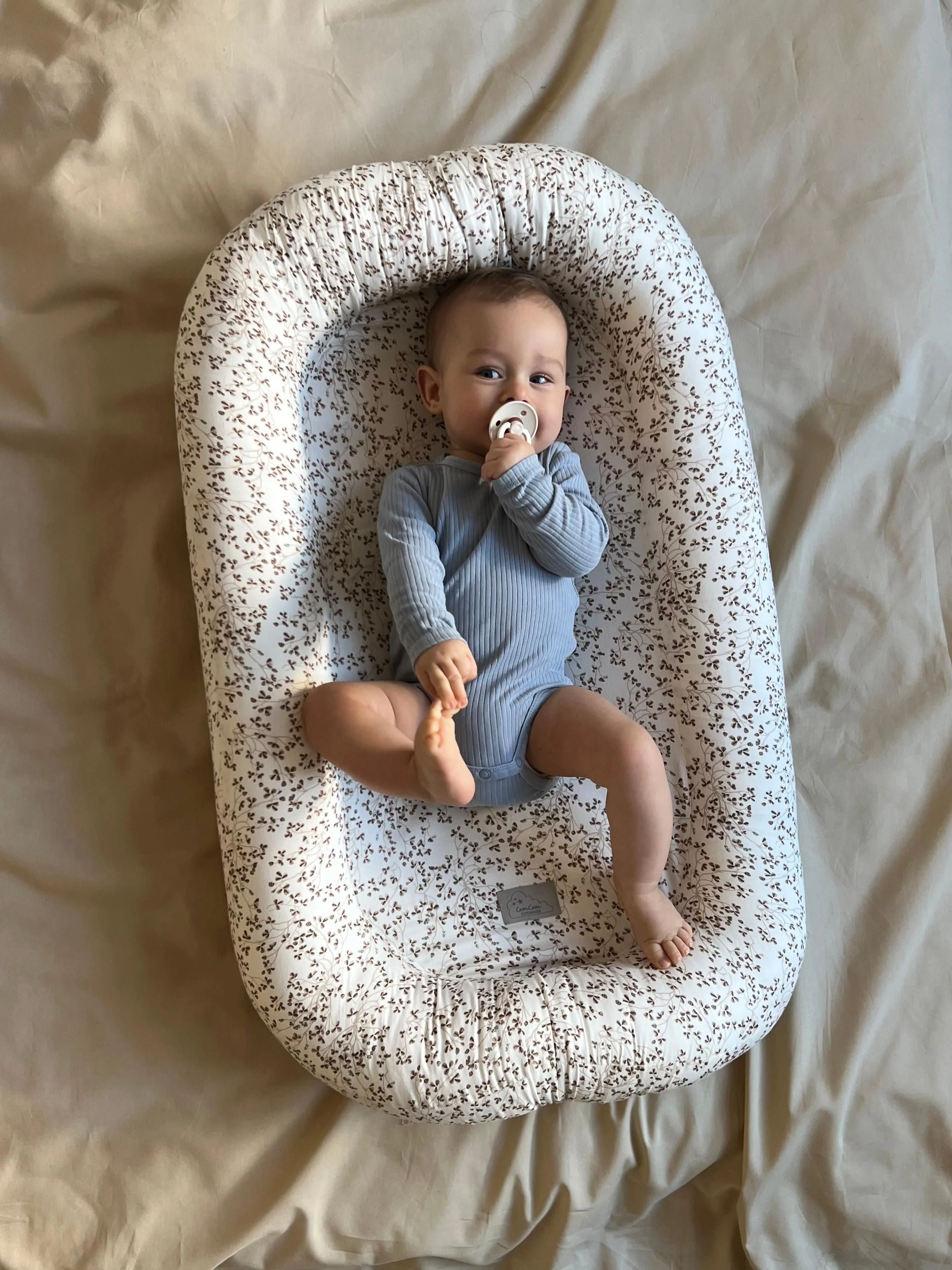 Babynest Lierre aus Bio-Baumwolle