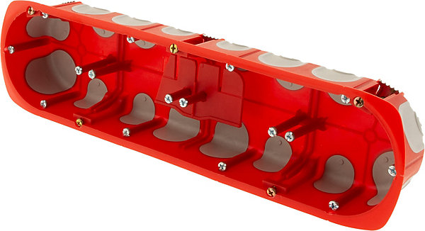 Boîte d'encastrement No Airbox Multiplat 4 postes - P40 mm Protec