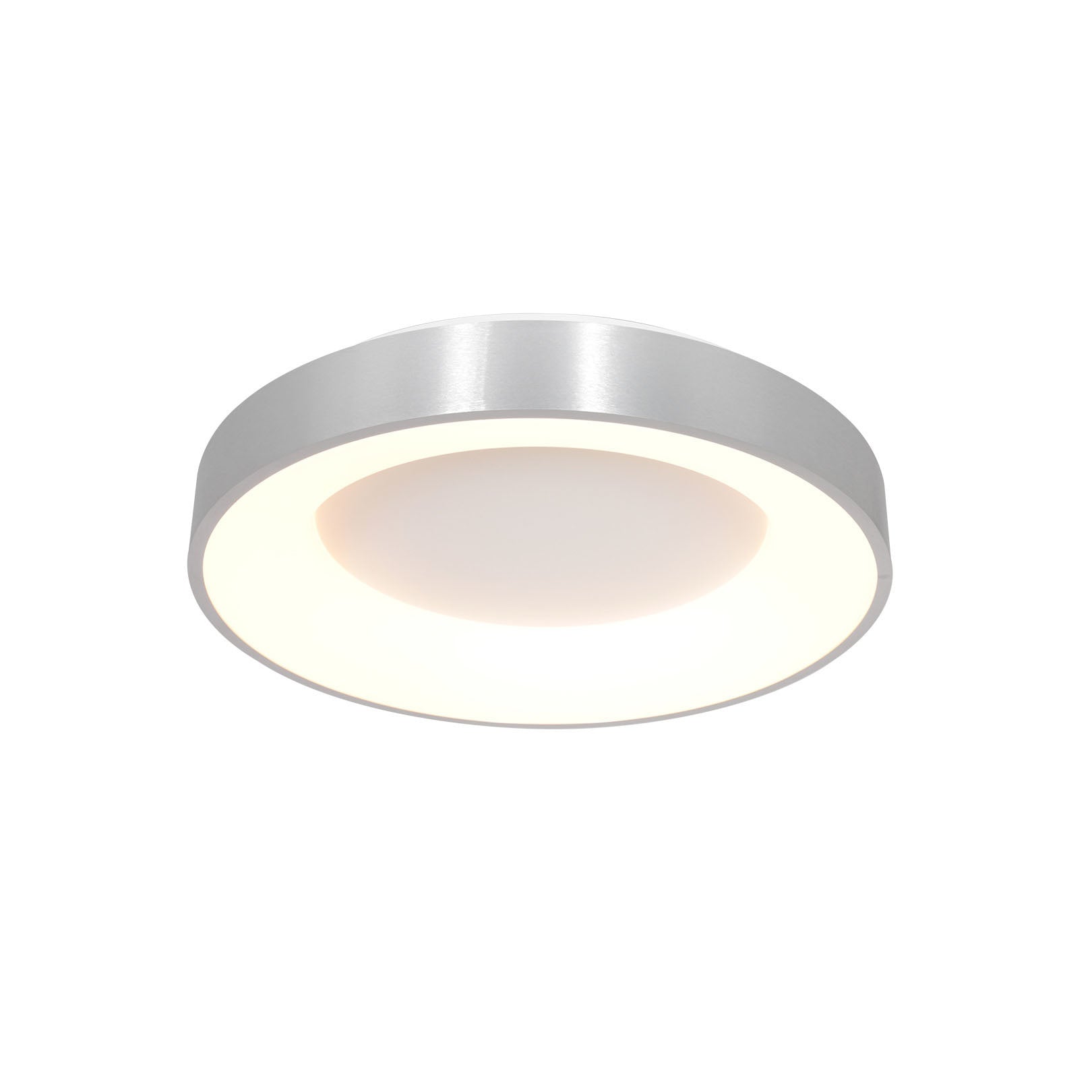 Steinhauer plafondlamp Ringlede - 1 lichts - 38x 9 cm - zilver