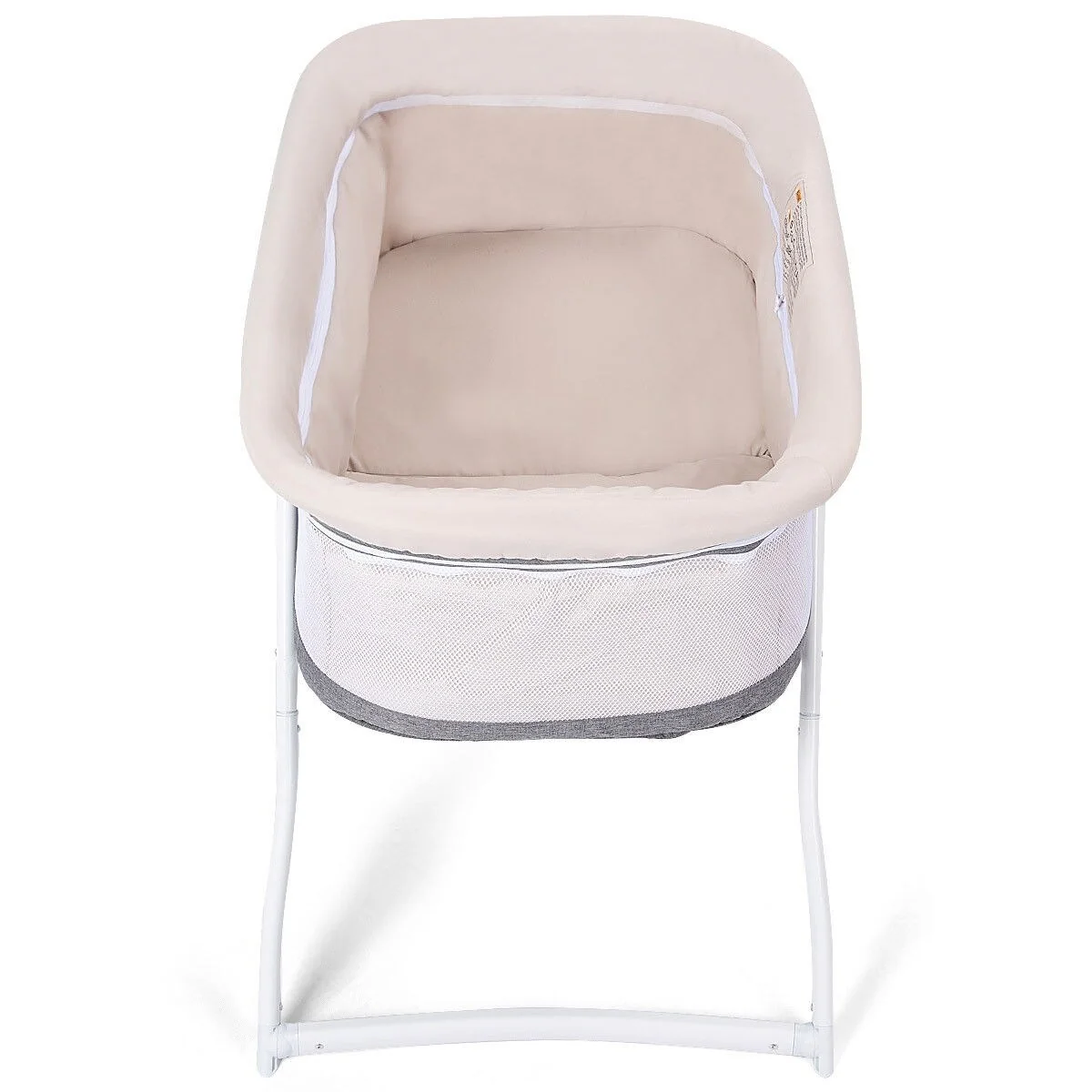 GZMR One-Second Fold Travel Crib Portable Bassinet for Newborn Baby