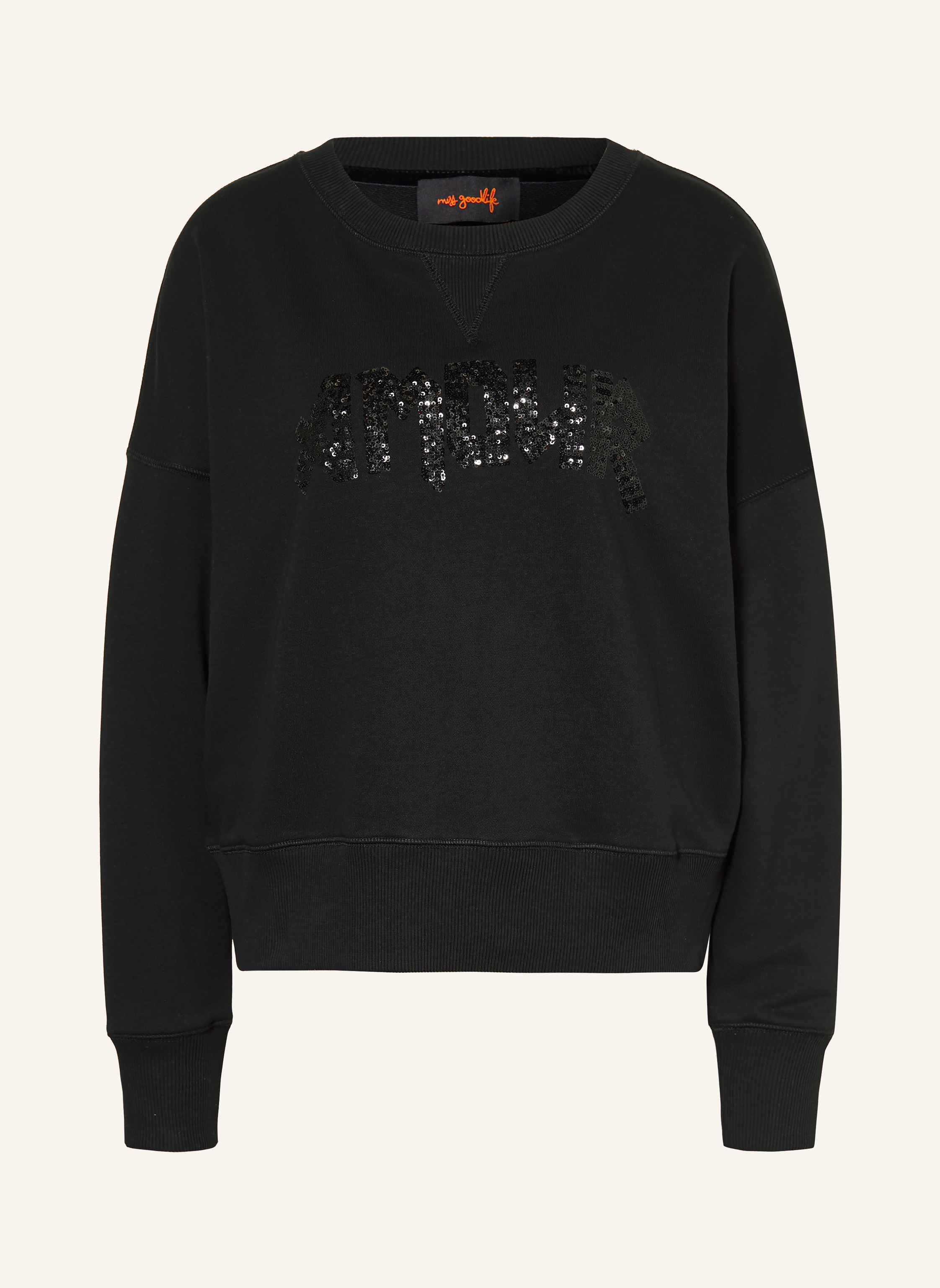 miss goodlife Sweatshirt mit Pailletten