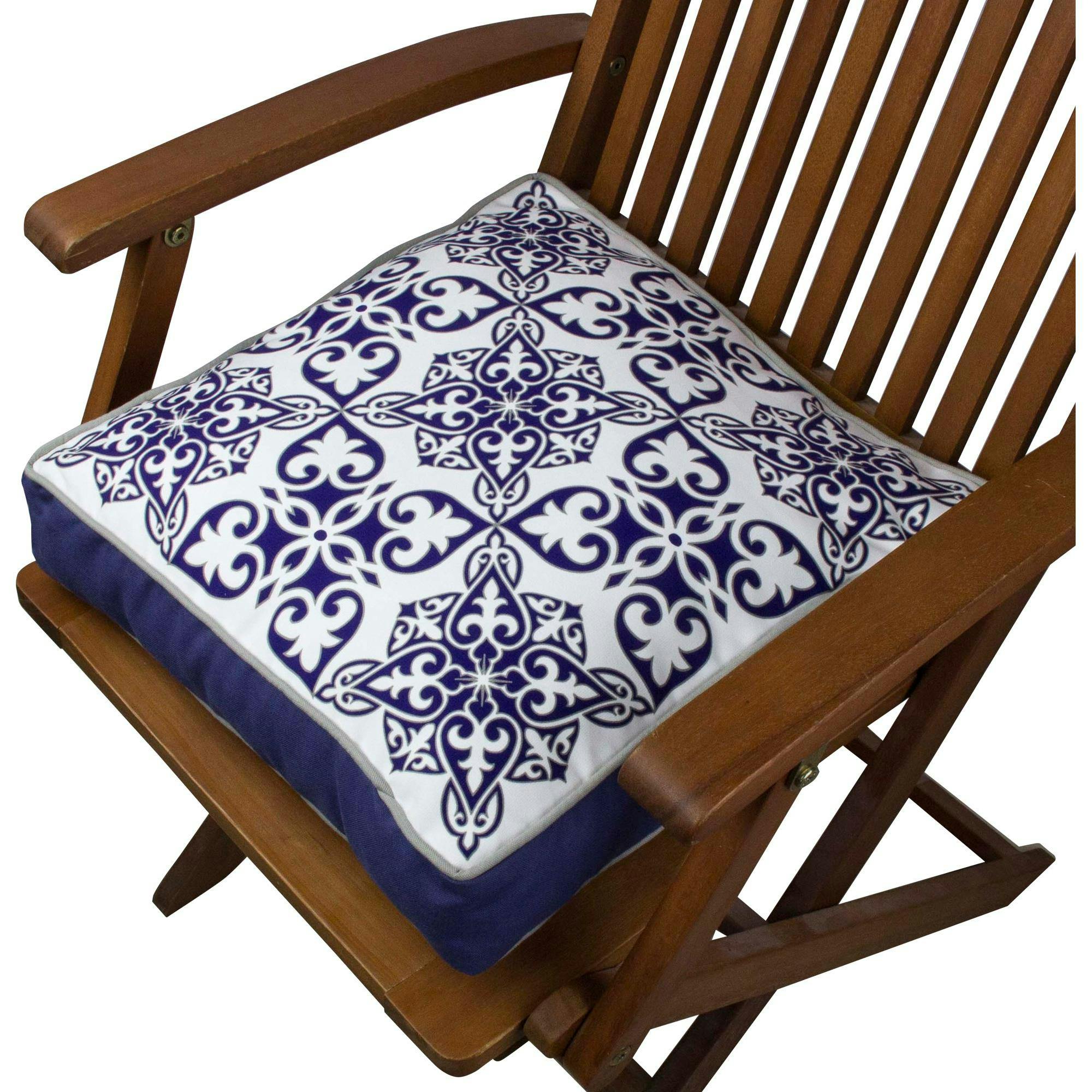 Galette de chaise rembourrée – carreaux de ciment IZMIR