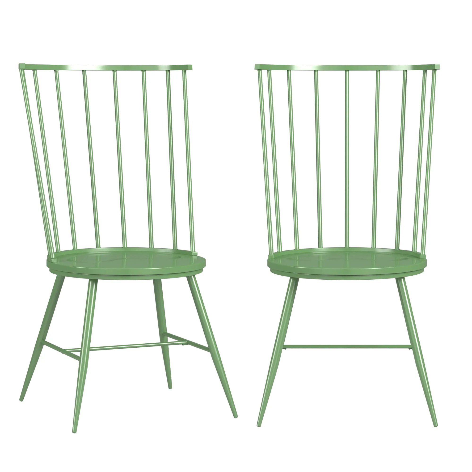Krumlov High Back Windsor Classic Dining Chairs (Set of 2)
