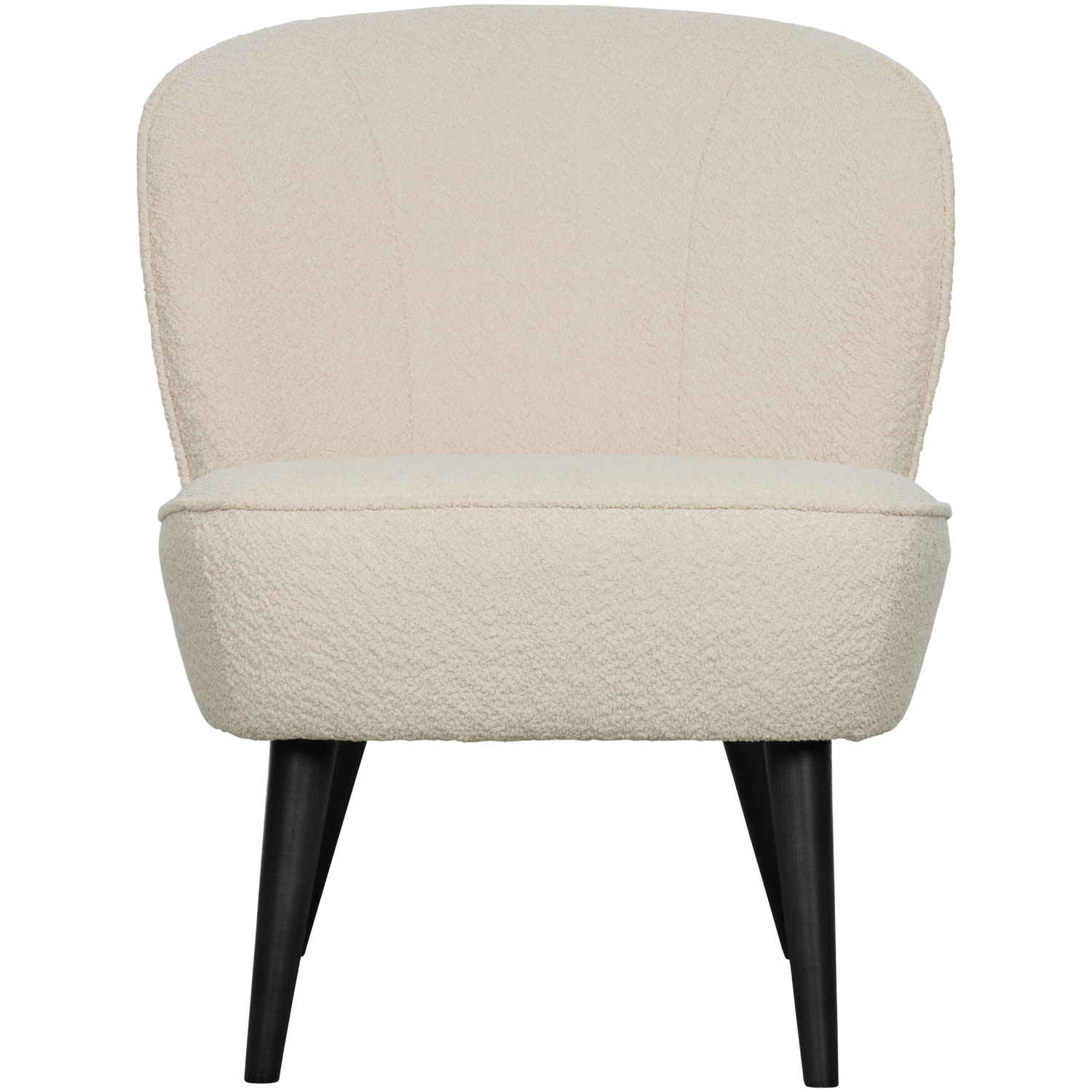 WOOOD fauteuil Sara - Boucle - Creme - 71x59x70