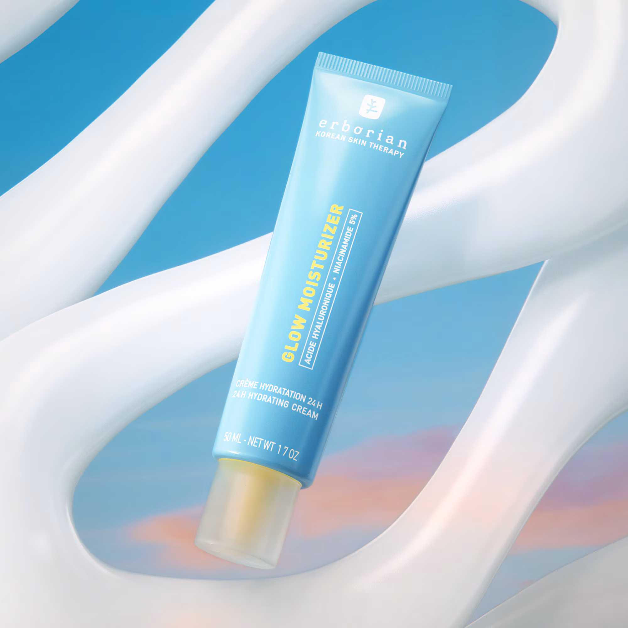 GLOW MOISTURIZERCrème hydratation 24h effet glass skin