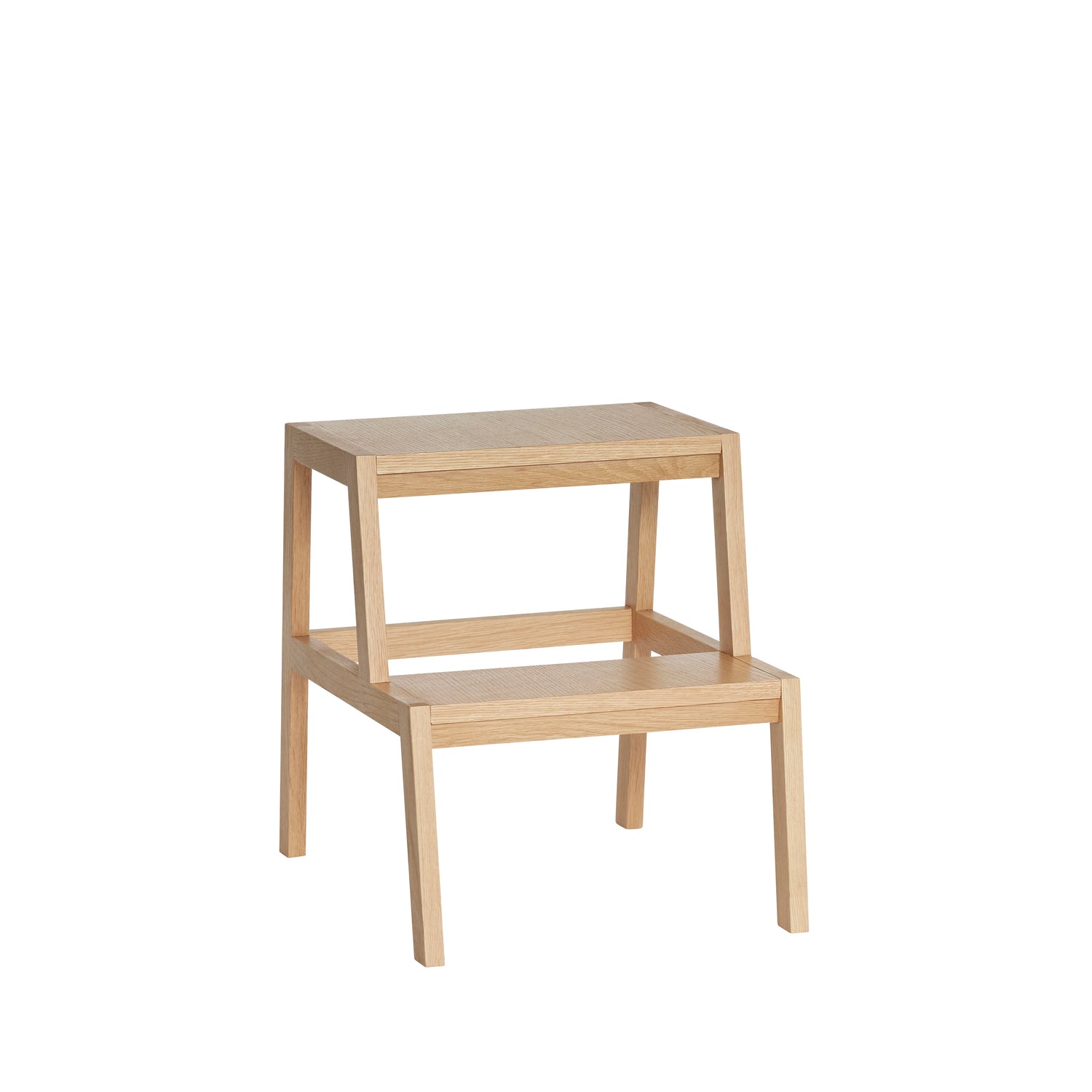 Hübsch kruk Alp - mdf/ fineer eiken/ eikenhout - 40x51xh47cm