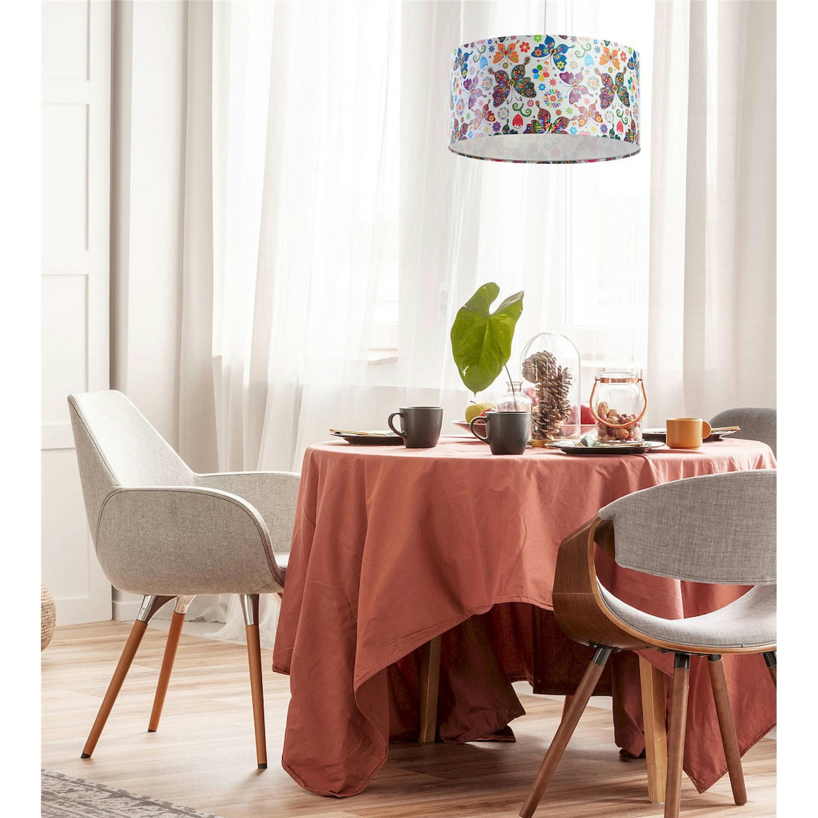 BOTHANICA - Suspension Tissu Multicolore