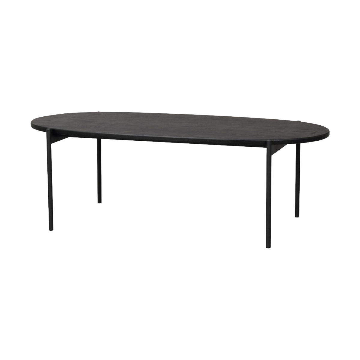 Rowico Home Skye Ovale Houten Salontafel 120 cm - Zwart