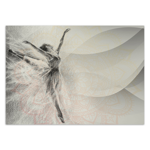 Feeby Fototapeta, Baletnica mandala tło 150x105