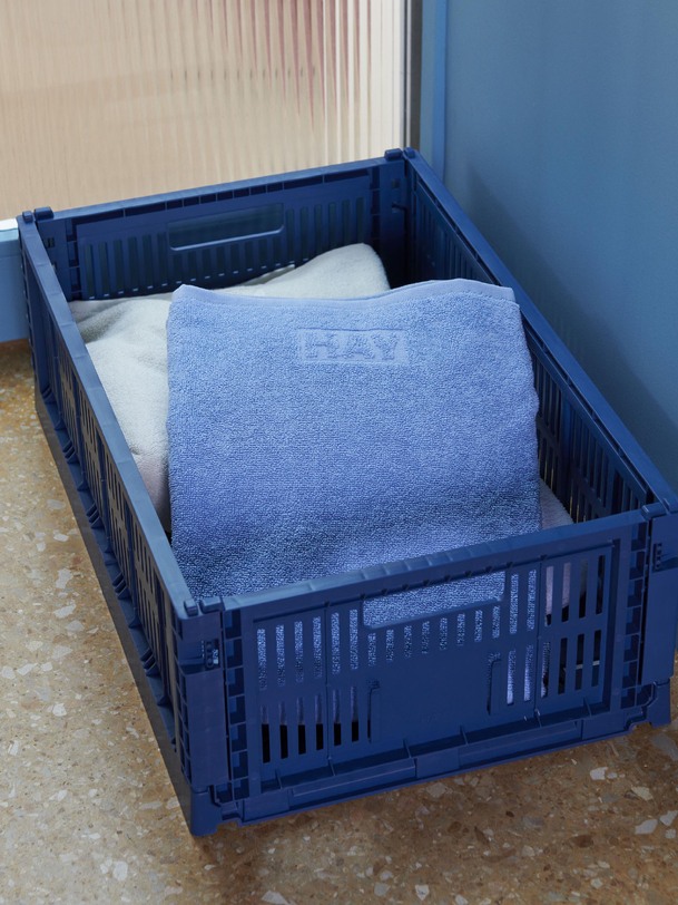 Panier colour crate s polypropylene recycle bleu ciel - hay ciel