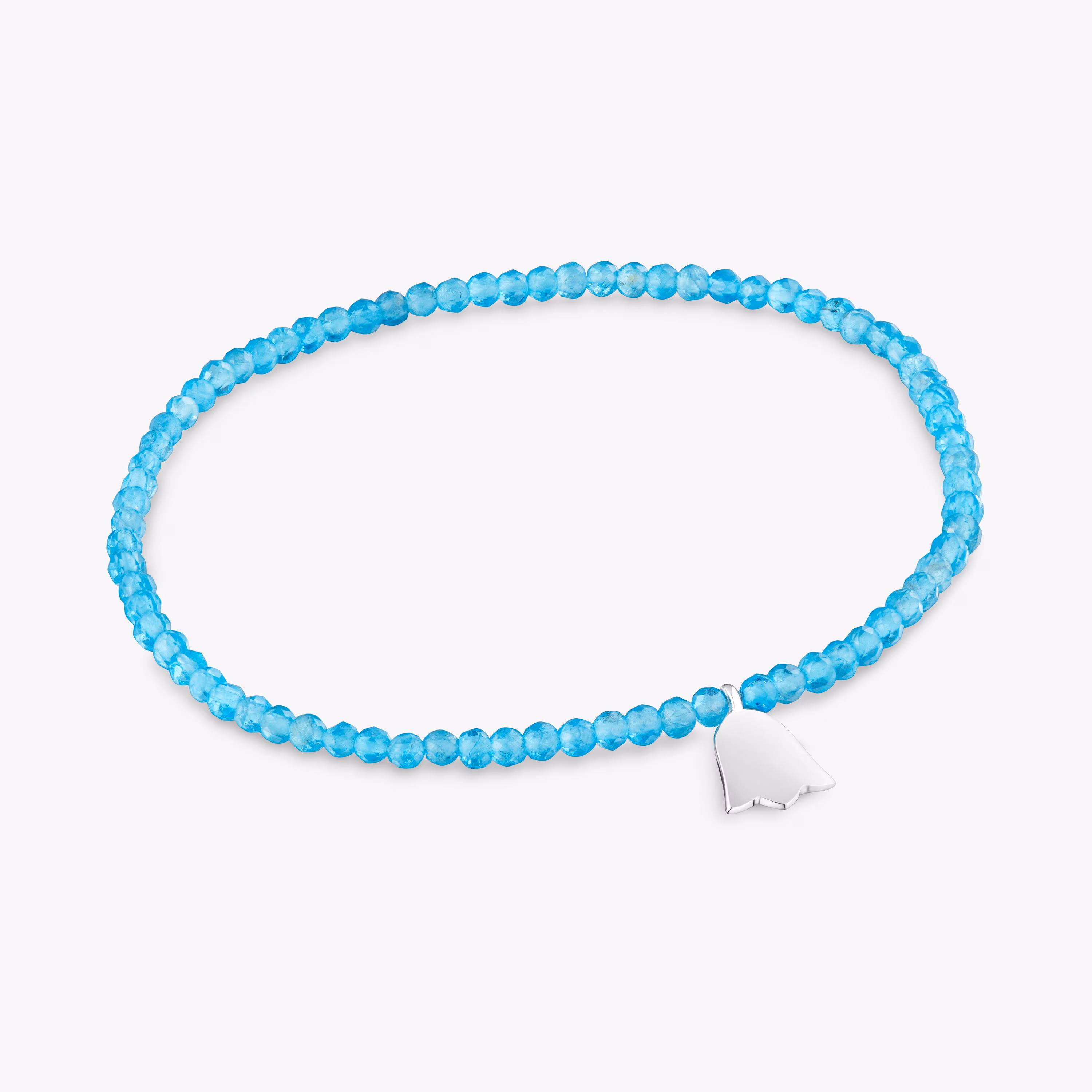 Pulsera elástica con apatito neón y tulipán de plata TOUS Motivos