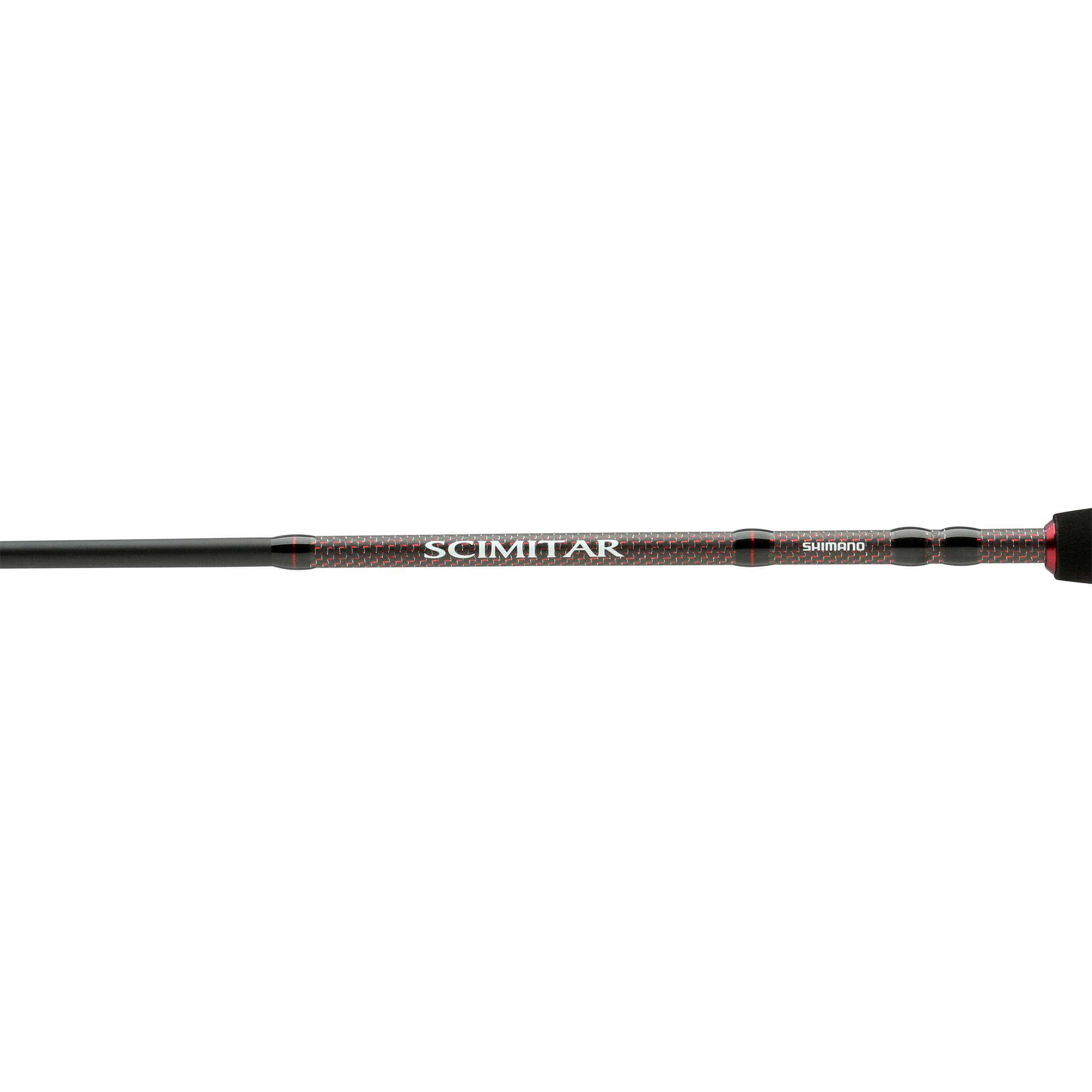 Shimano Scimitar Steelhead 2-Piece Spinning Fishing Rod with Full Grip Handle, Medium, 8-ft 6-in