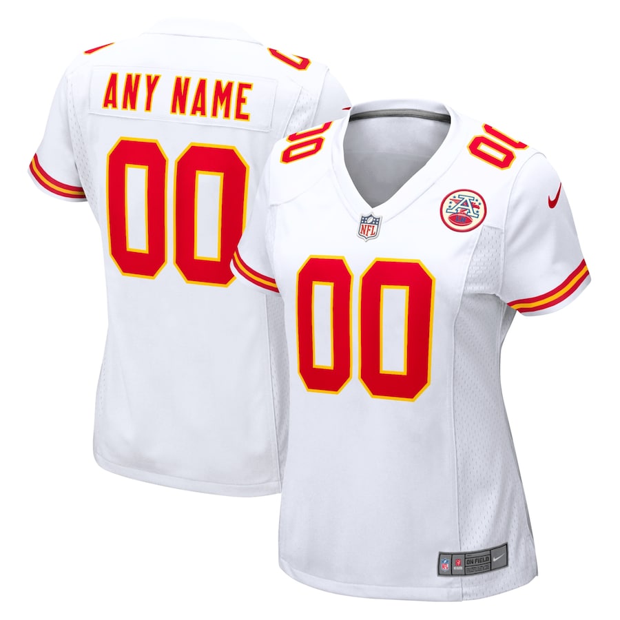 Kansas City Chiefs Nike Women's Custom Game Jersey - White