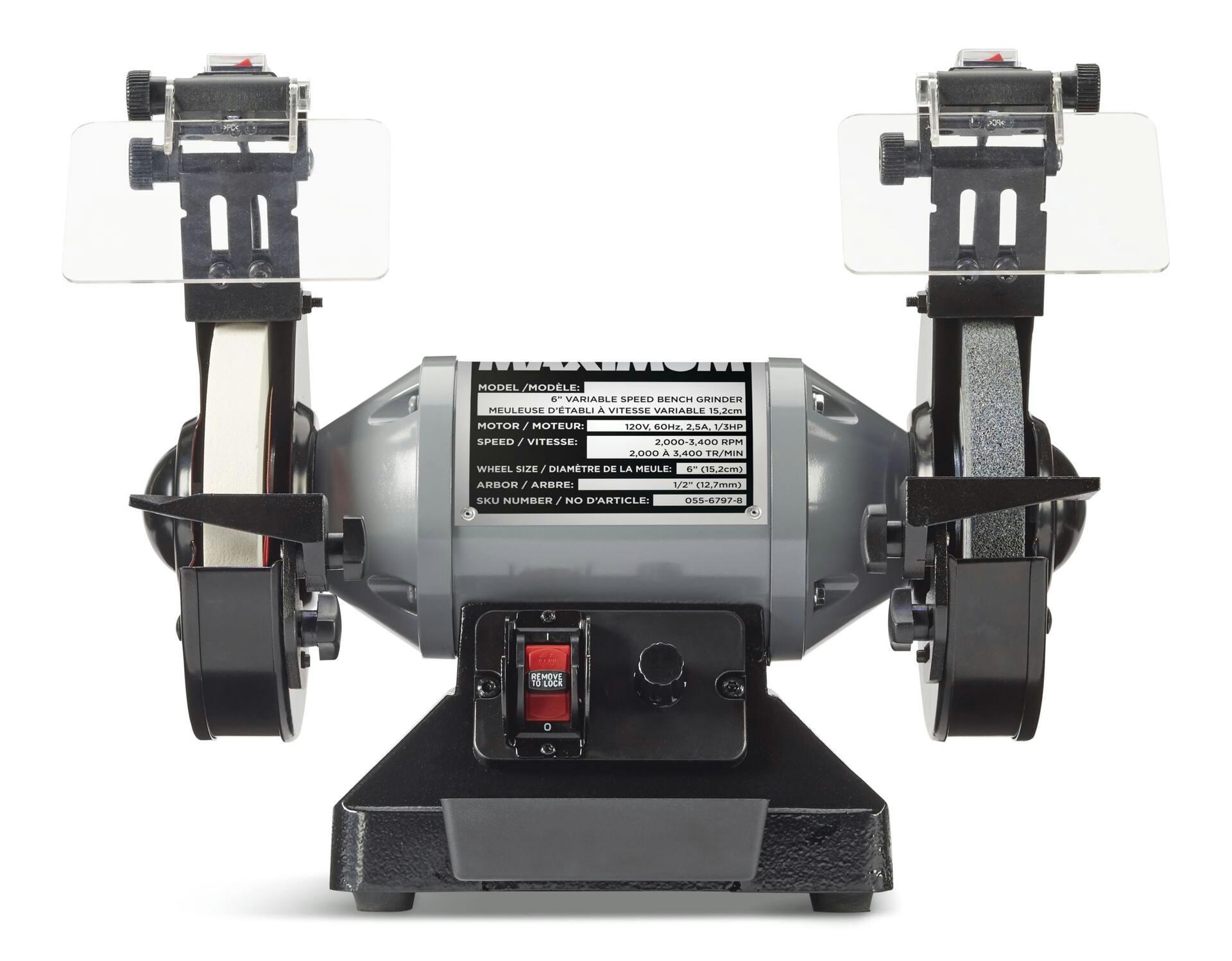 MAXIMUM 2.5A Variable Speed Grinder, 6-in