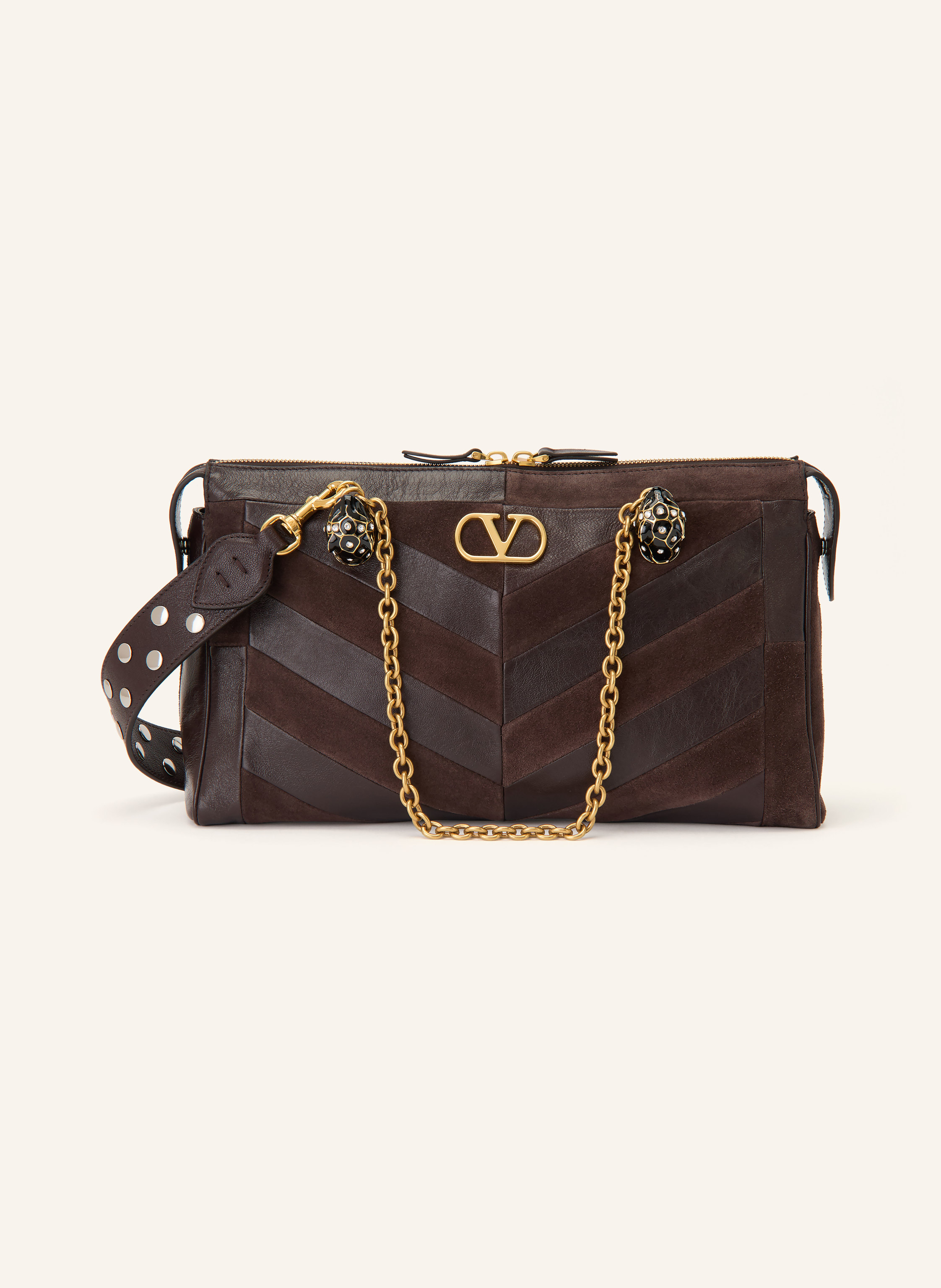 VALENTINO GARAVANI Handtasche PANTHEA mit Schmucksteinen
