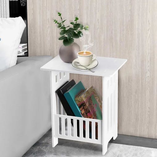 NNEOBA Compact and Chic: Nordic Modern Mini Bedside Table with Storage