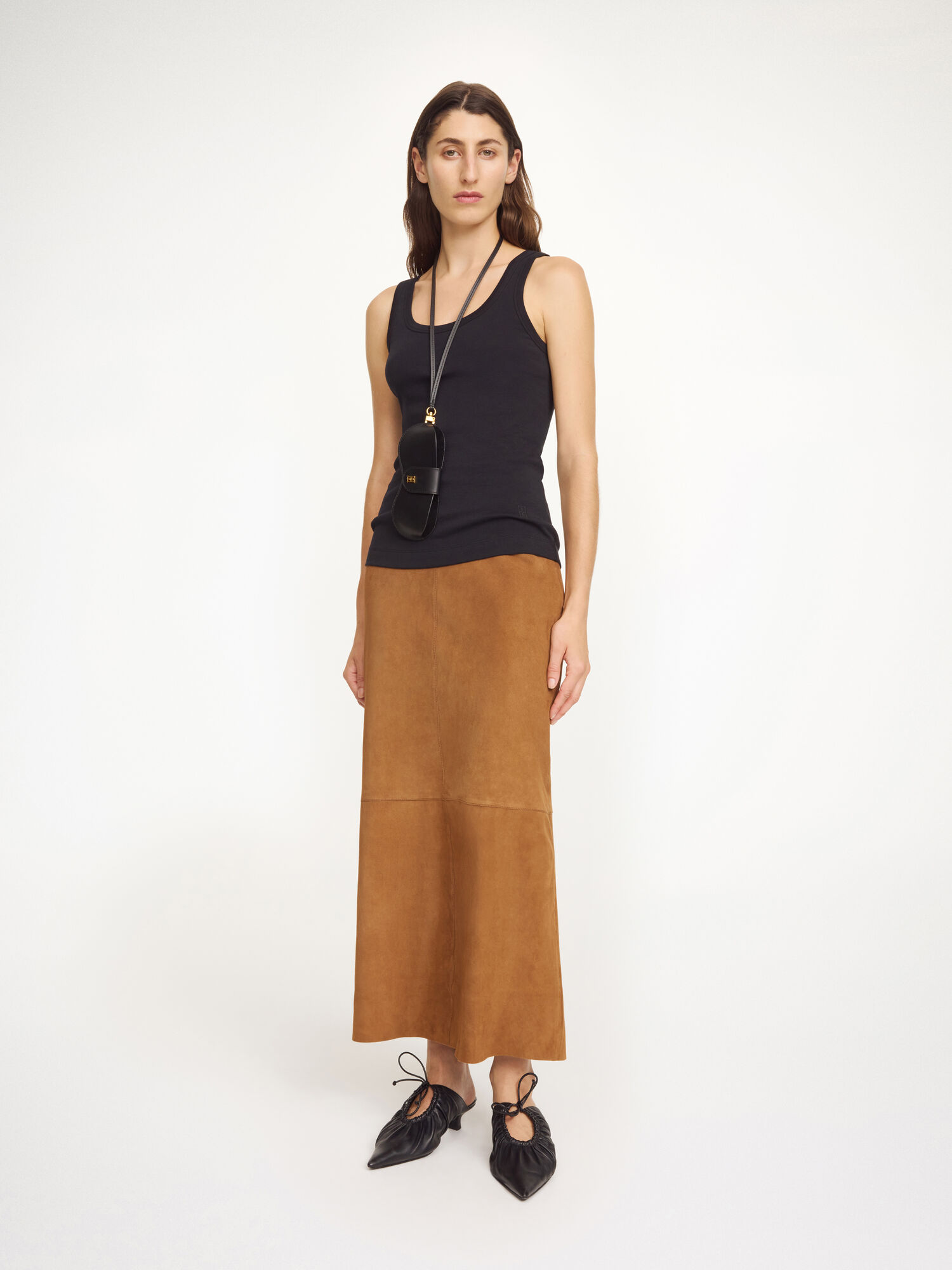 Palomie Suede maxinederdel