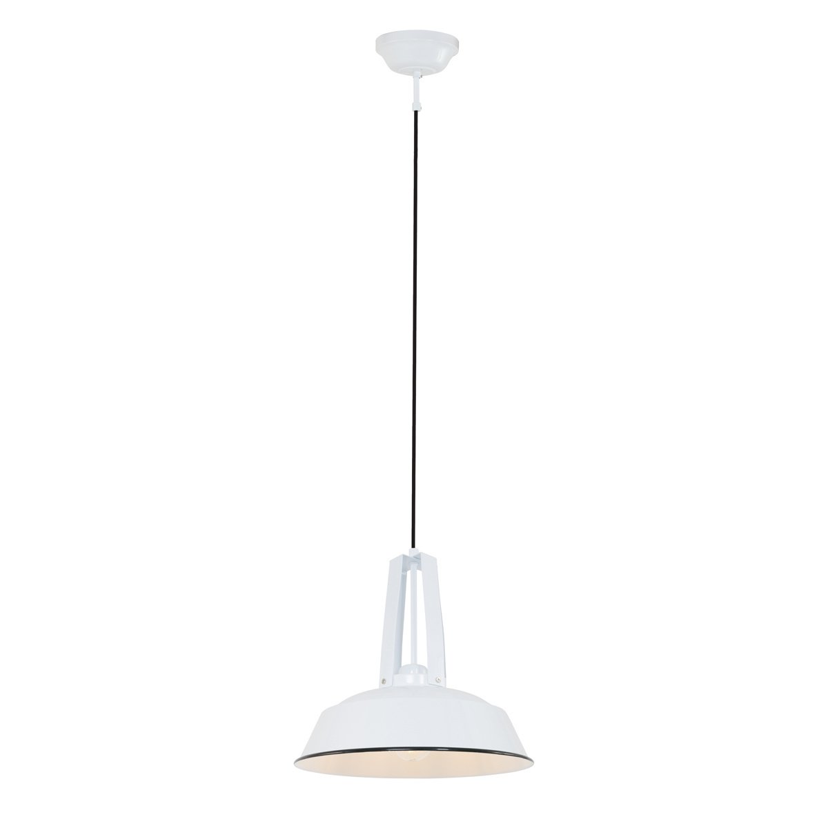 Mexlite hanglamp eden - 1 lichts - 42x 200 cm - wit