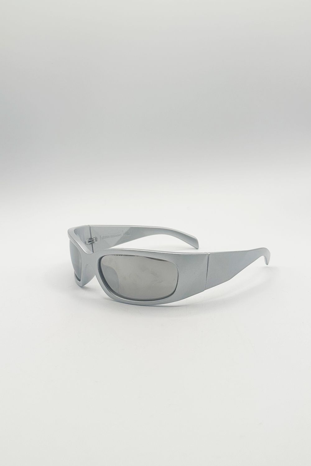 SVNX Silver Racer Wrap Sunglasses