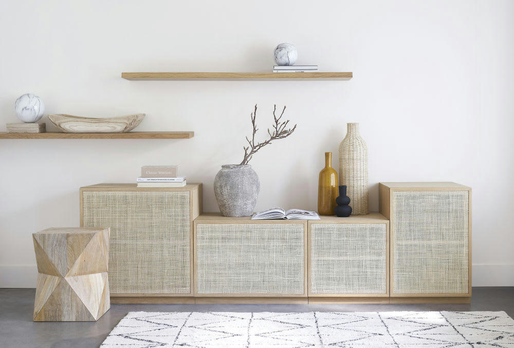 - Vase en dolomite noire H20