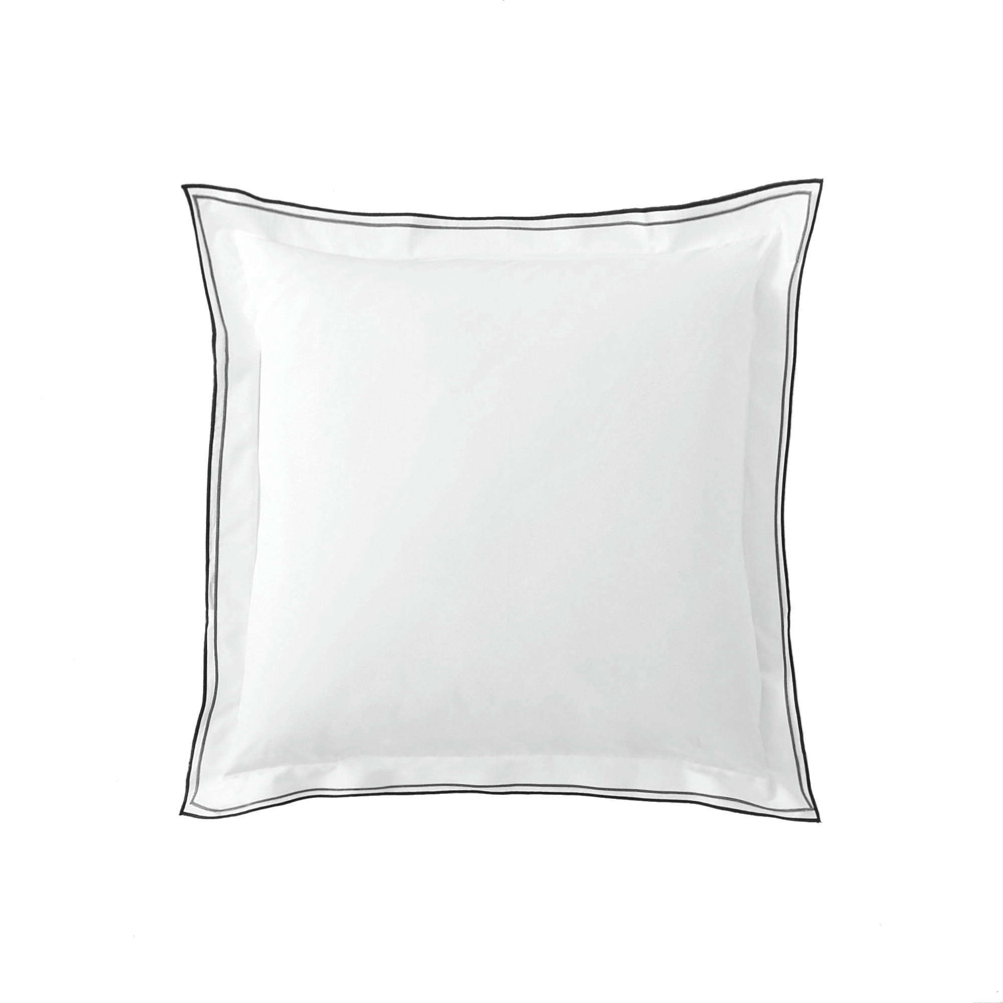 ASTOR - Taie d'oreiller unie en coton graphite 64x64