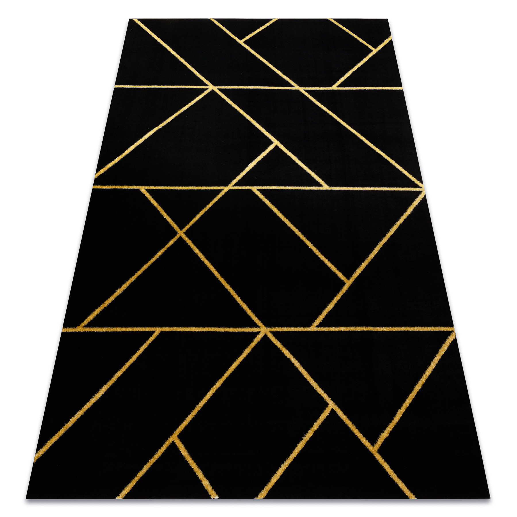 Dywan EMERALD ekskluzywny 1012 glamour, stylowy geometryczny 80x150 cm