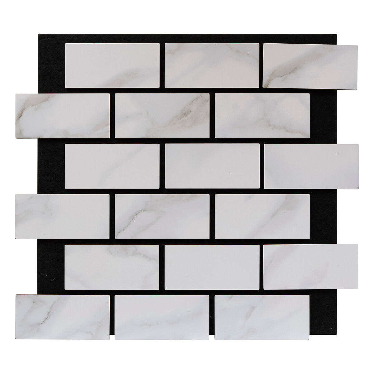 Painel decorativo efeito mármore CLINT cinza 61x69cm