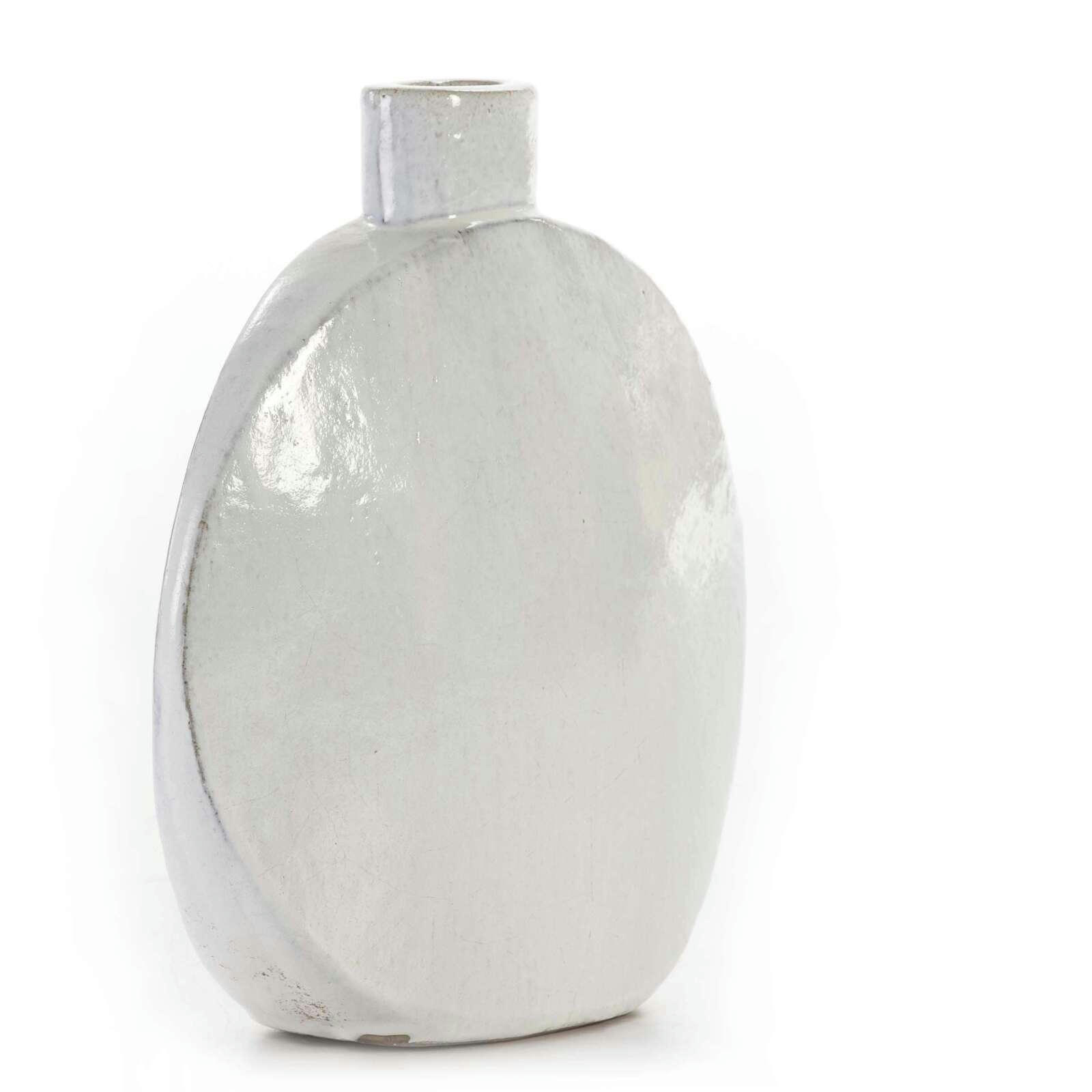 AZPA - Vase Grès Blanc