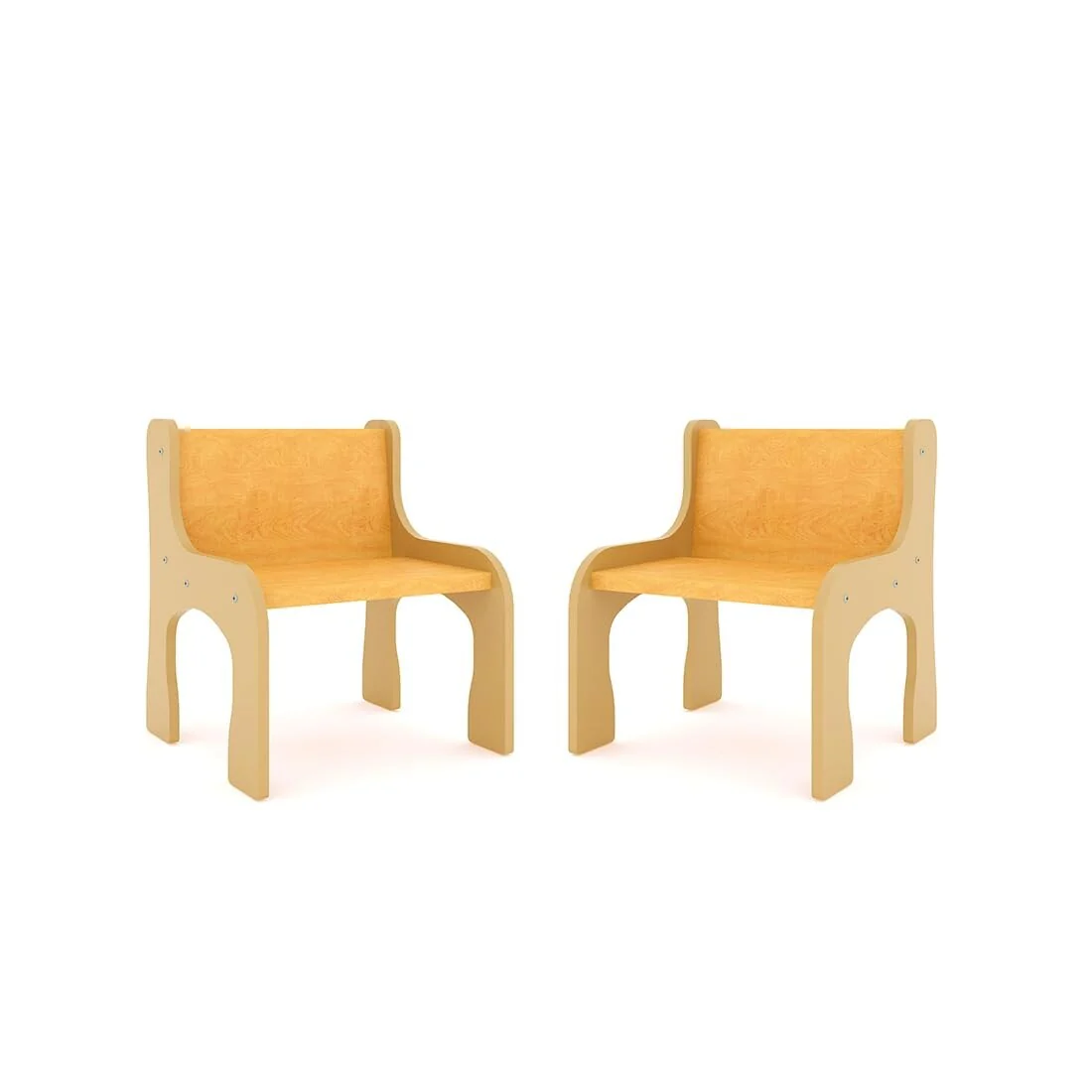 Tot Mate 8 Laminate Activity Chair Pack of 2, Assembled