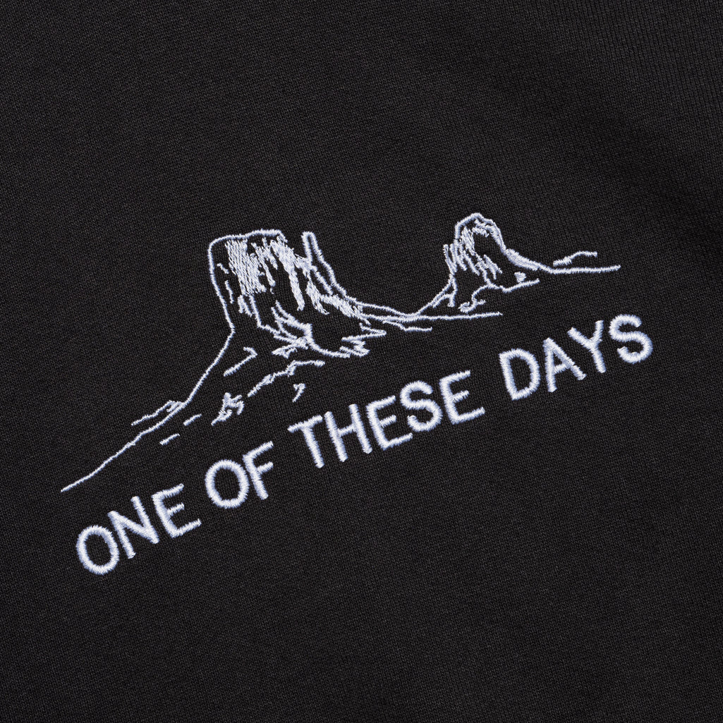 One Of These Days Counting Every Second Hoodie - Black