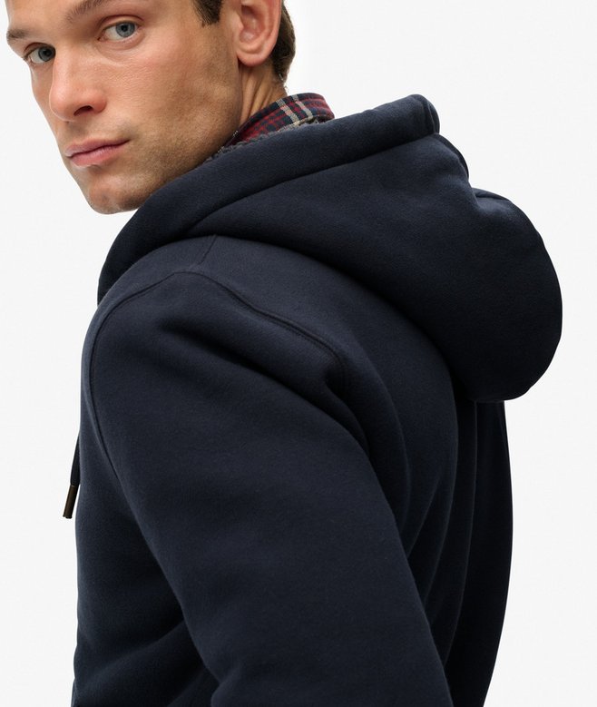 Borg Lined Zip Hoodie