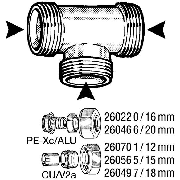 Schraubsystem, Messing