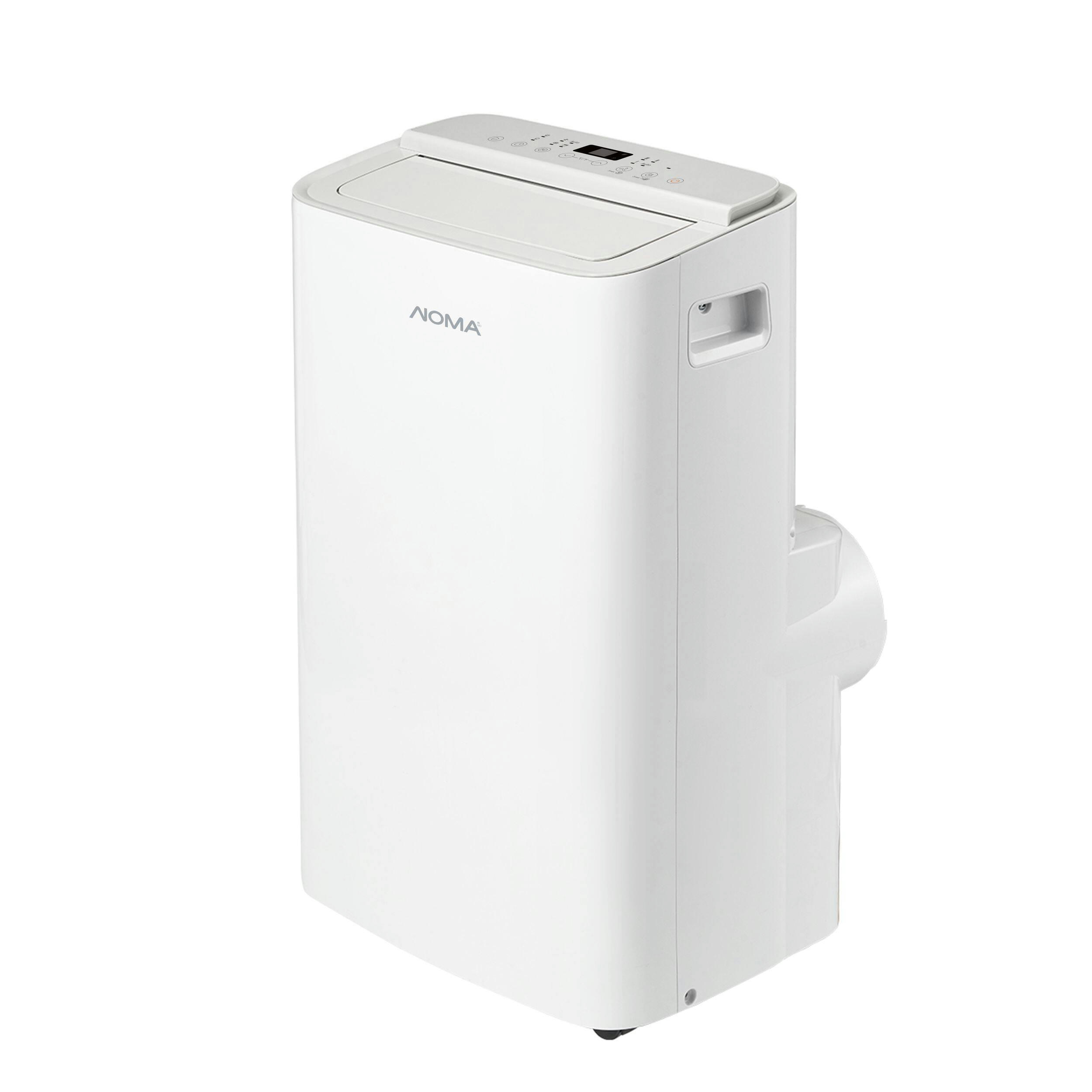 Noma Portable Wheeled Air Conditioner with Remote Control, 10,000-BTU, White