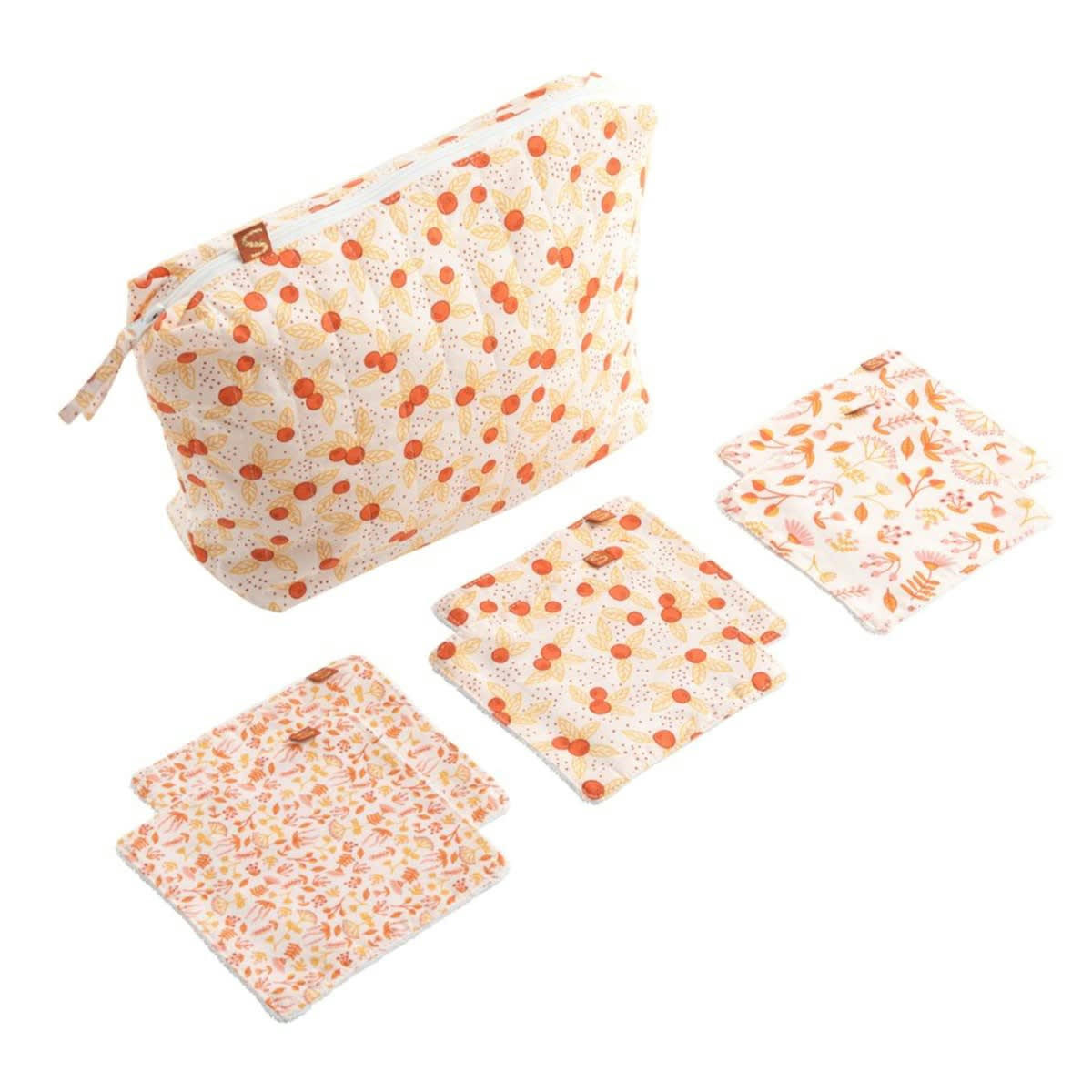 ESMEE - Trousse de toilette en coton blanc