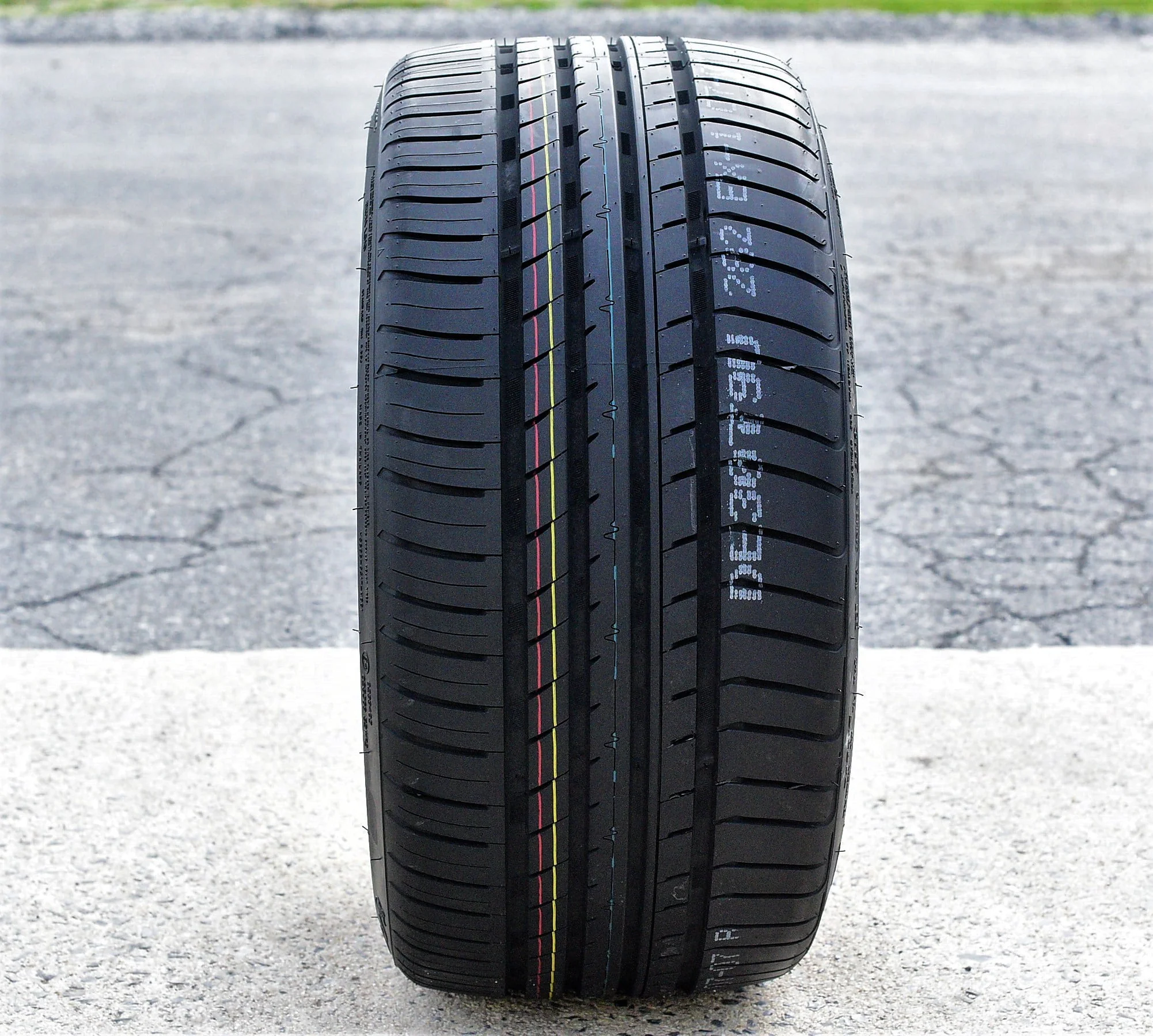 A set of four (four) 255/35R19 ZR 96Y XL full season performance tires fit: 2013 Audi A4 Quattro Premium Plus, 2009-14 Audi A4 base